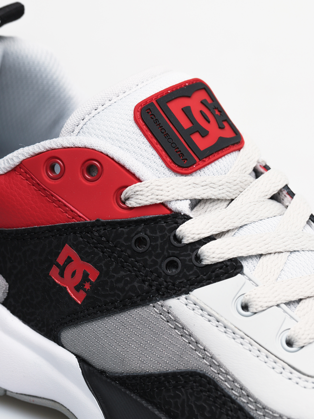 Buty DC E Tribeka (black/athletic red/battleship)