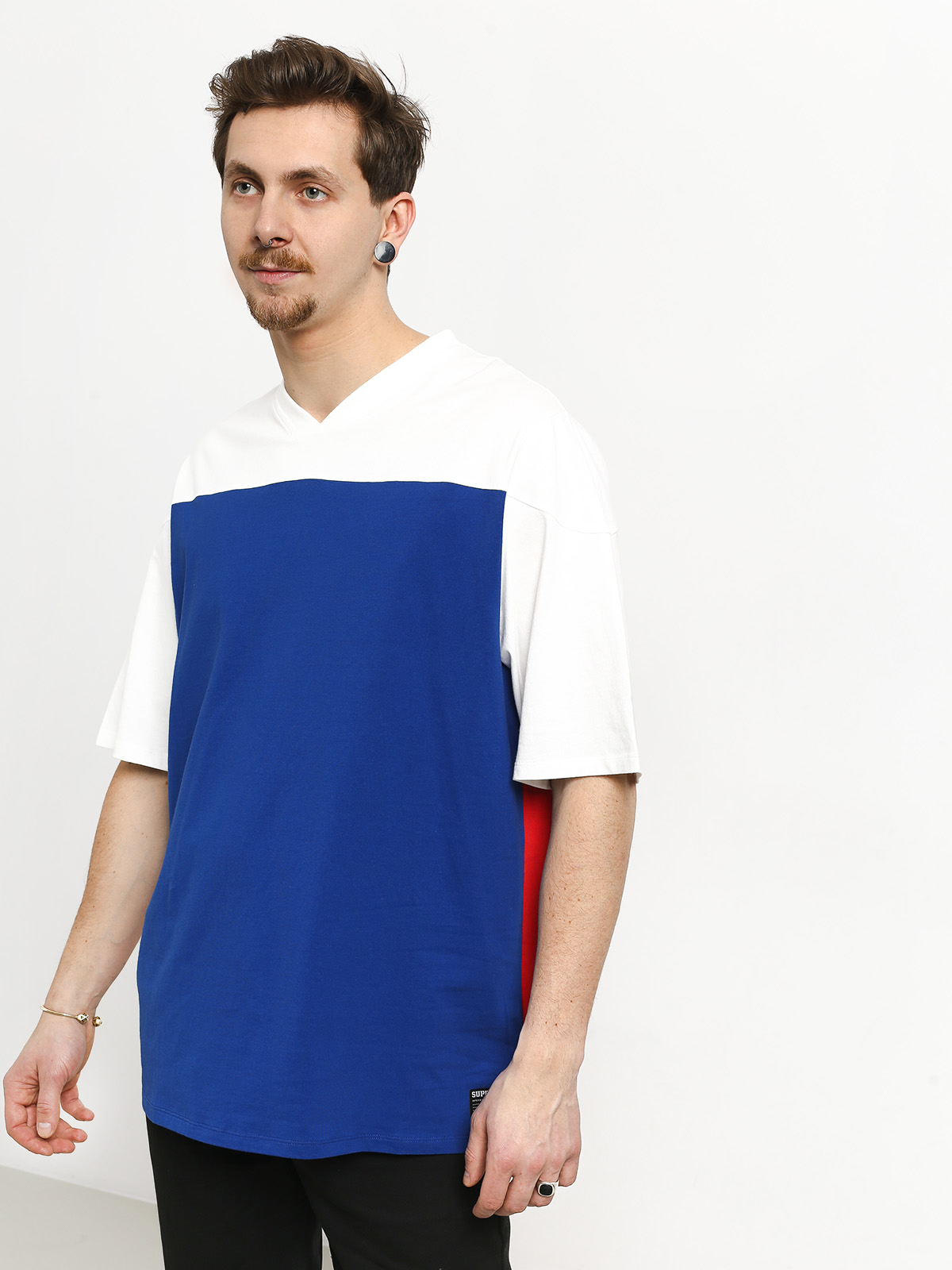 T-shirt Supra All City Team Jersey (white/blue/red)