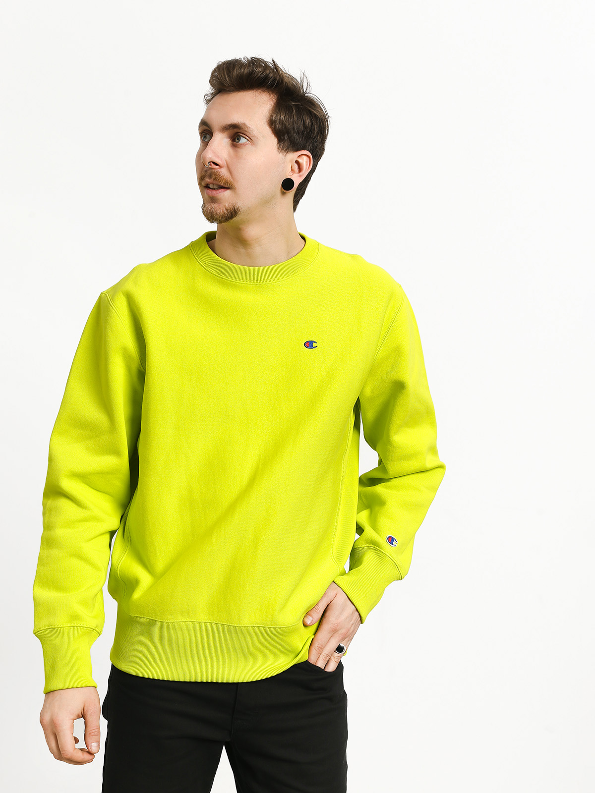 Bluza Champion Premium Reverse Weave Small Logo Crewneck (fll)