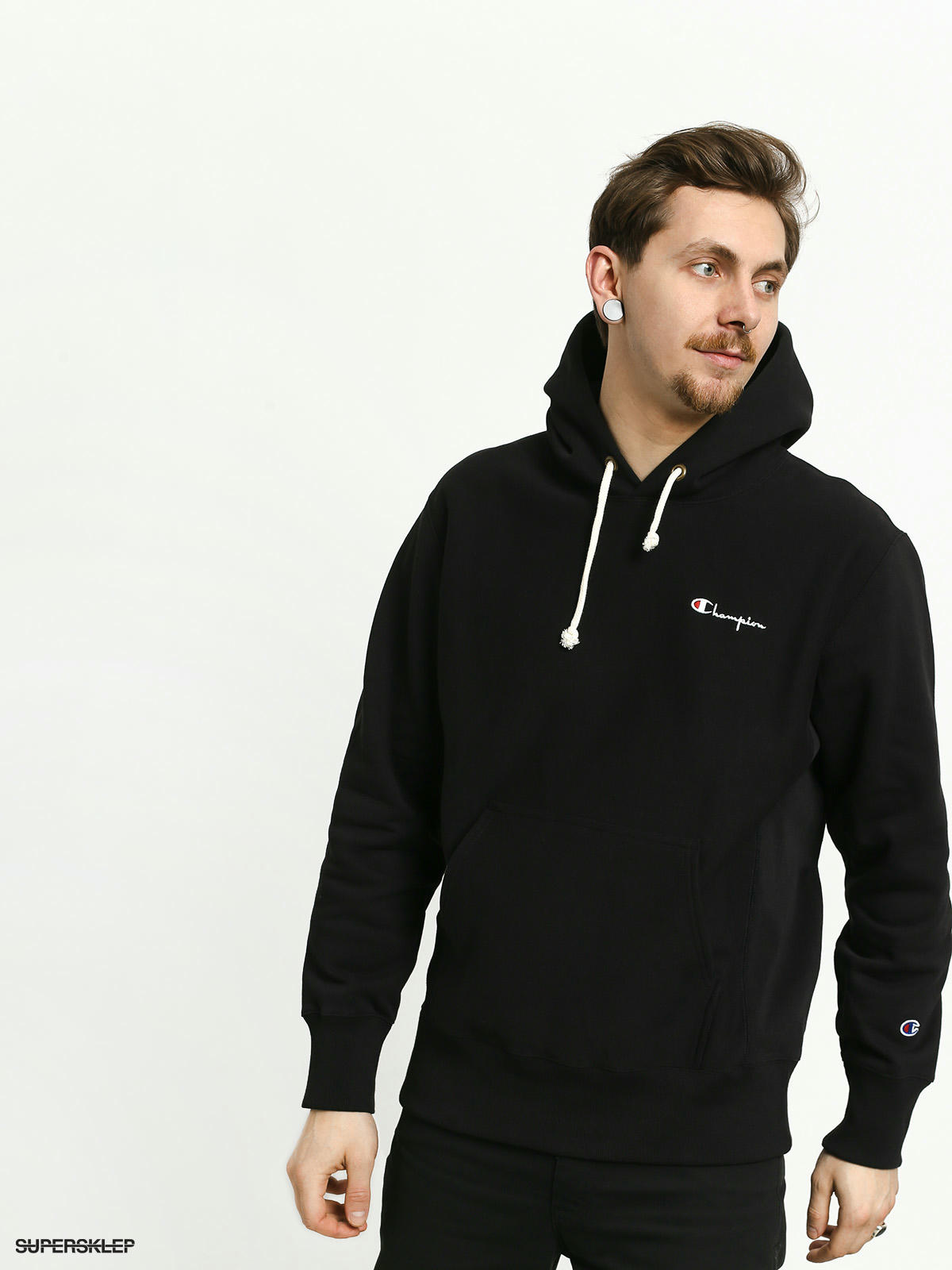 Bluza z kapturem Champion Premium Reverse Weave Hooded Sweatshirt HD (nbk)