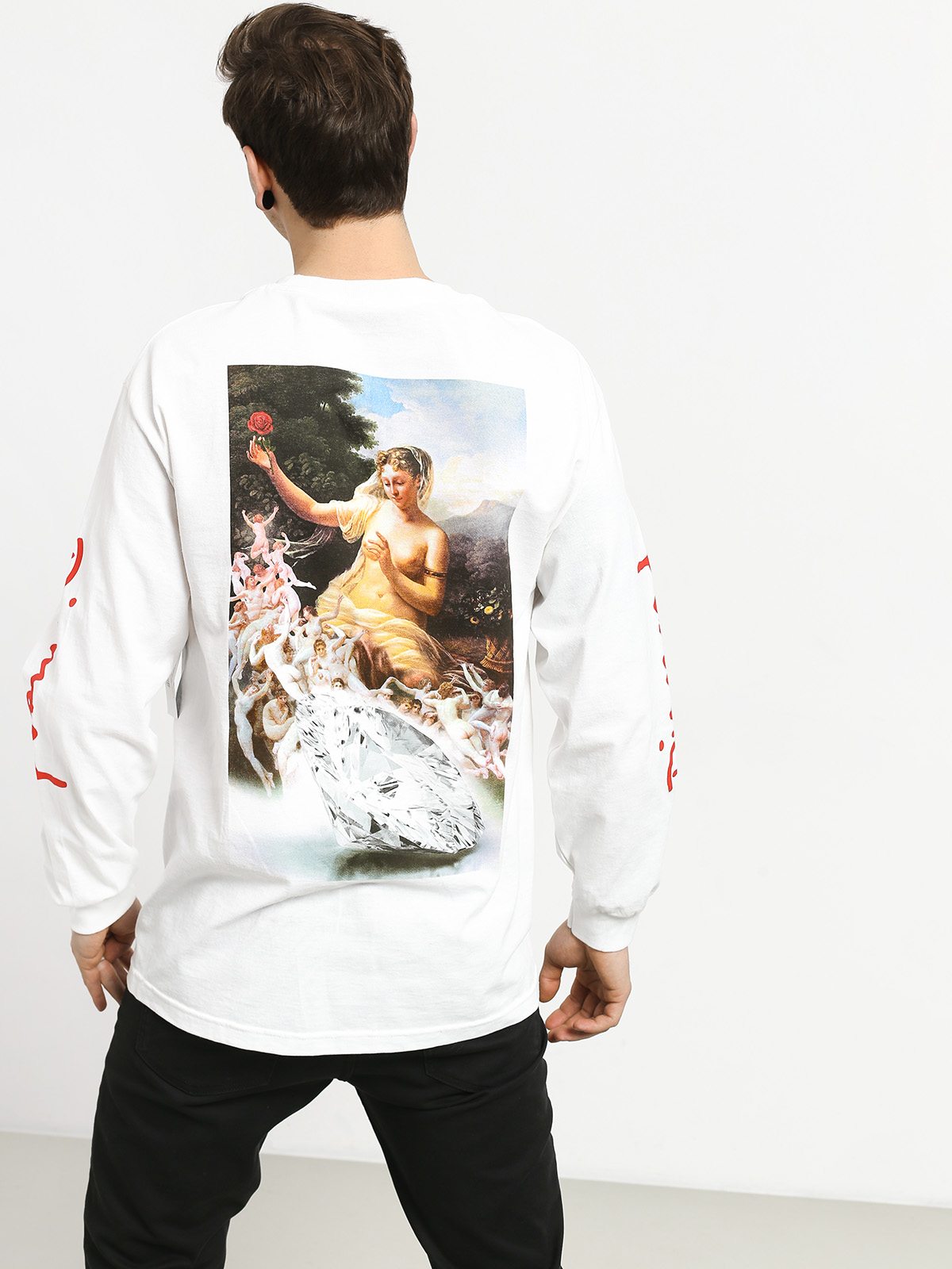Longsleeve Diamond Supply Co. Desire (white)