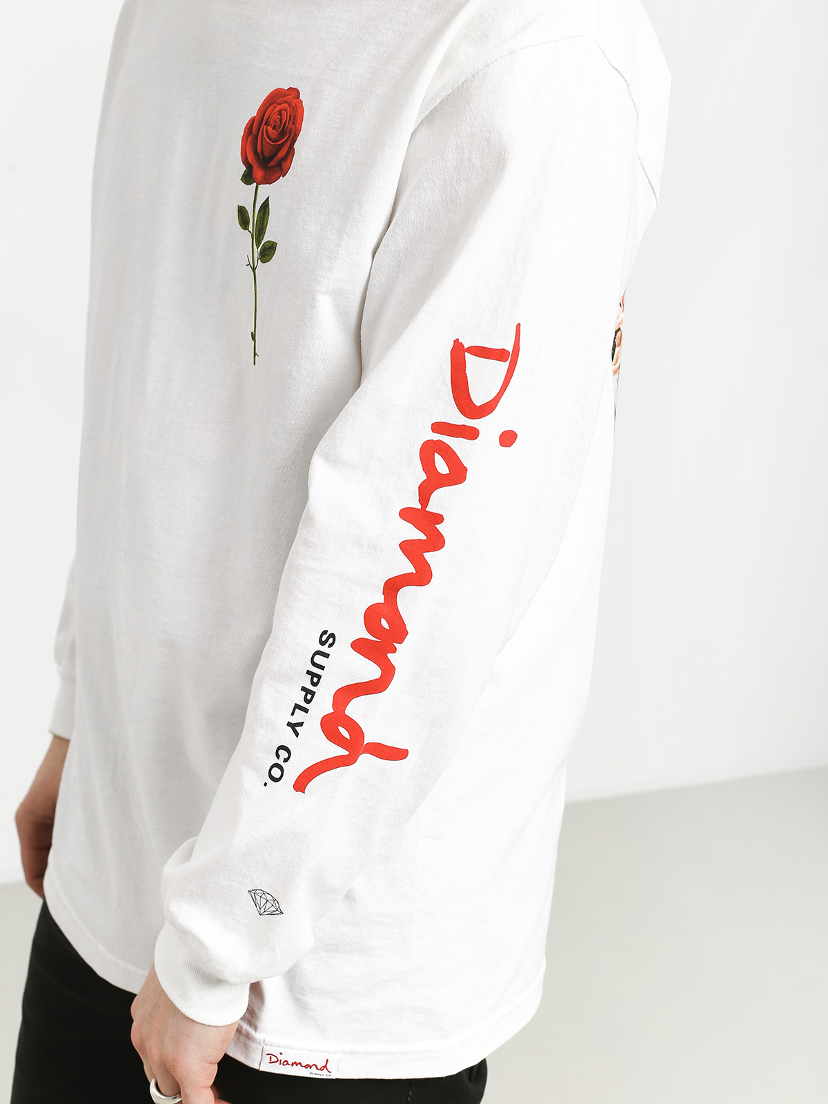 Longsleeve Diamond Supply Co. Desire (white)