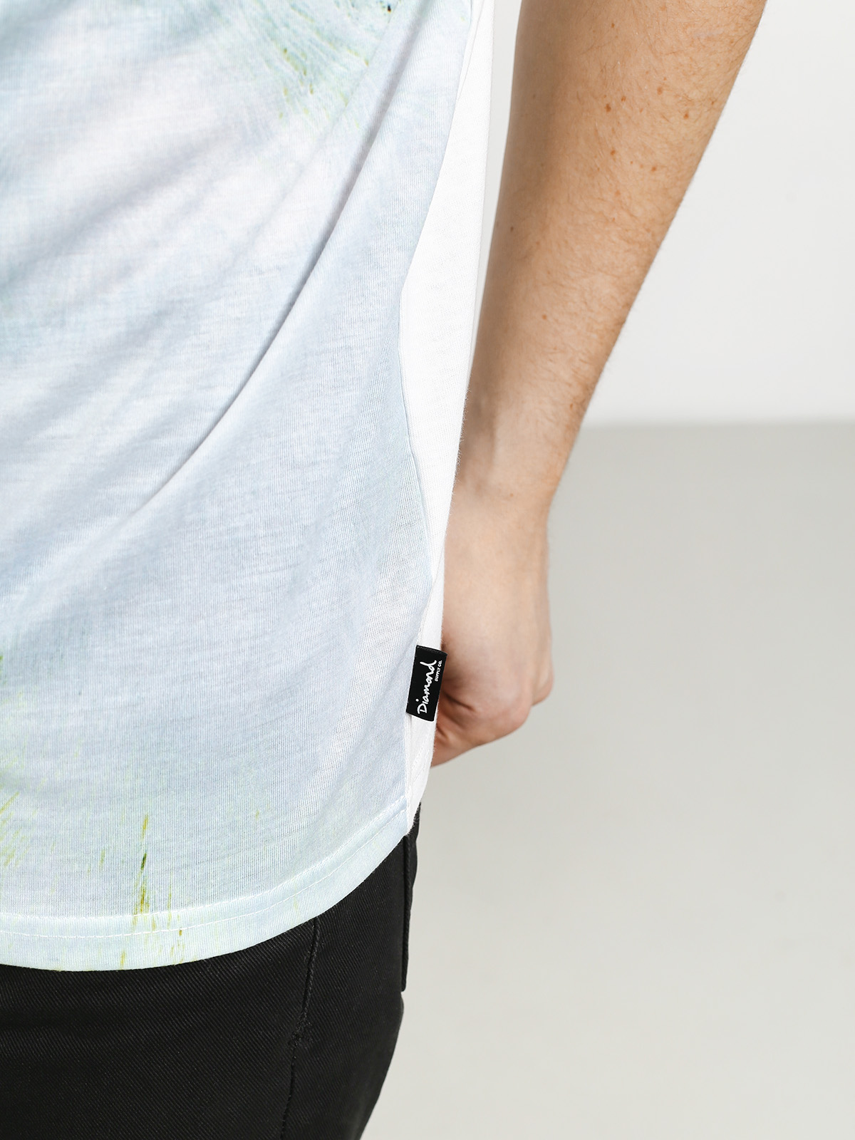 T-shirt Diamond Supply Co. Diamond Perroquet (white)