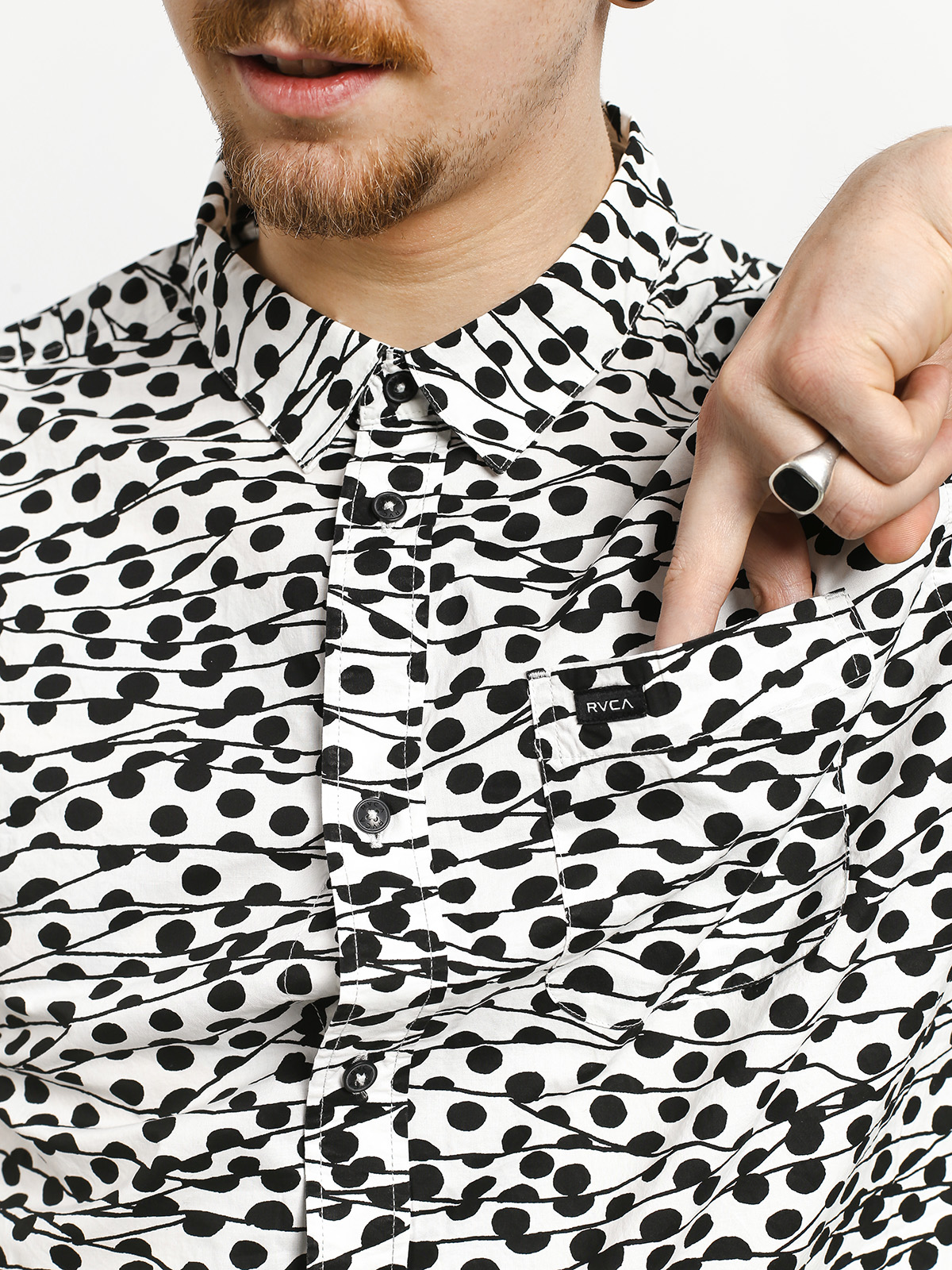 Koszula RVCA Gerrard (antique white)