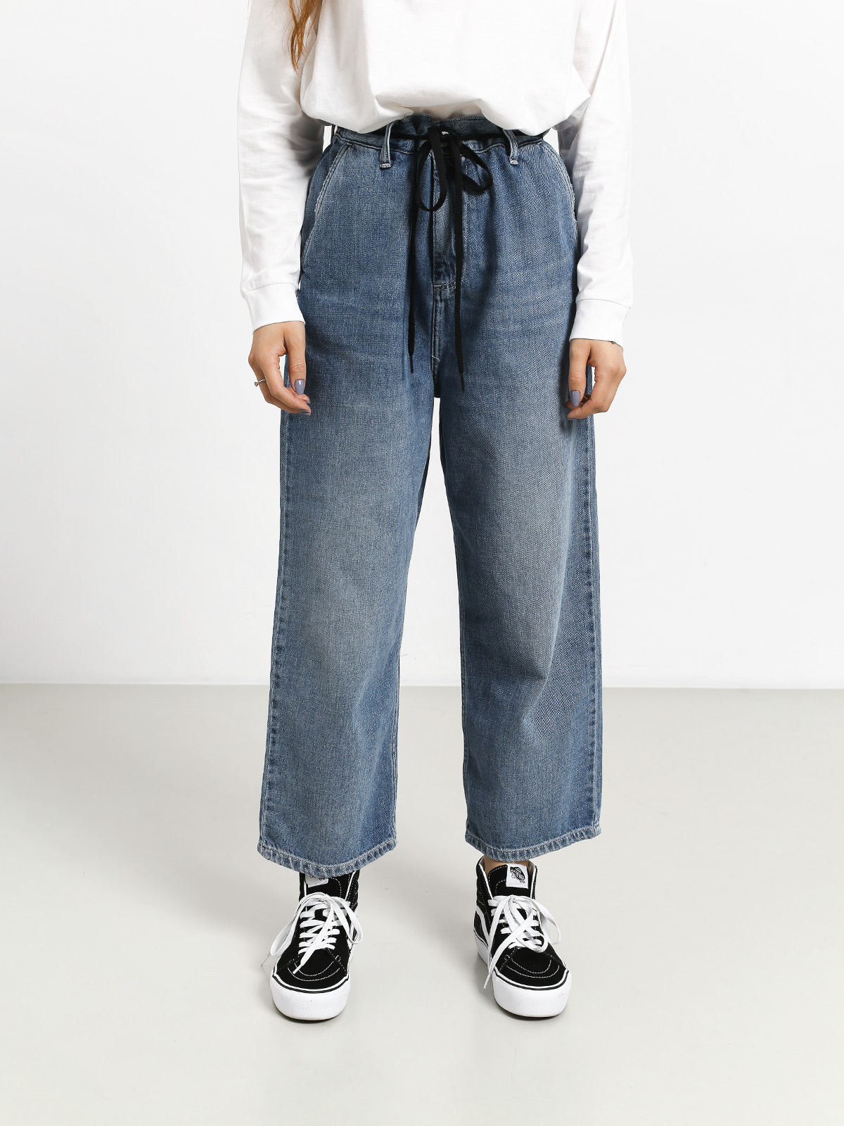 Spodnie Carhartt WIP Armanda Wmn (blue)