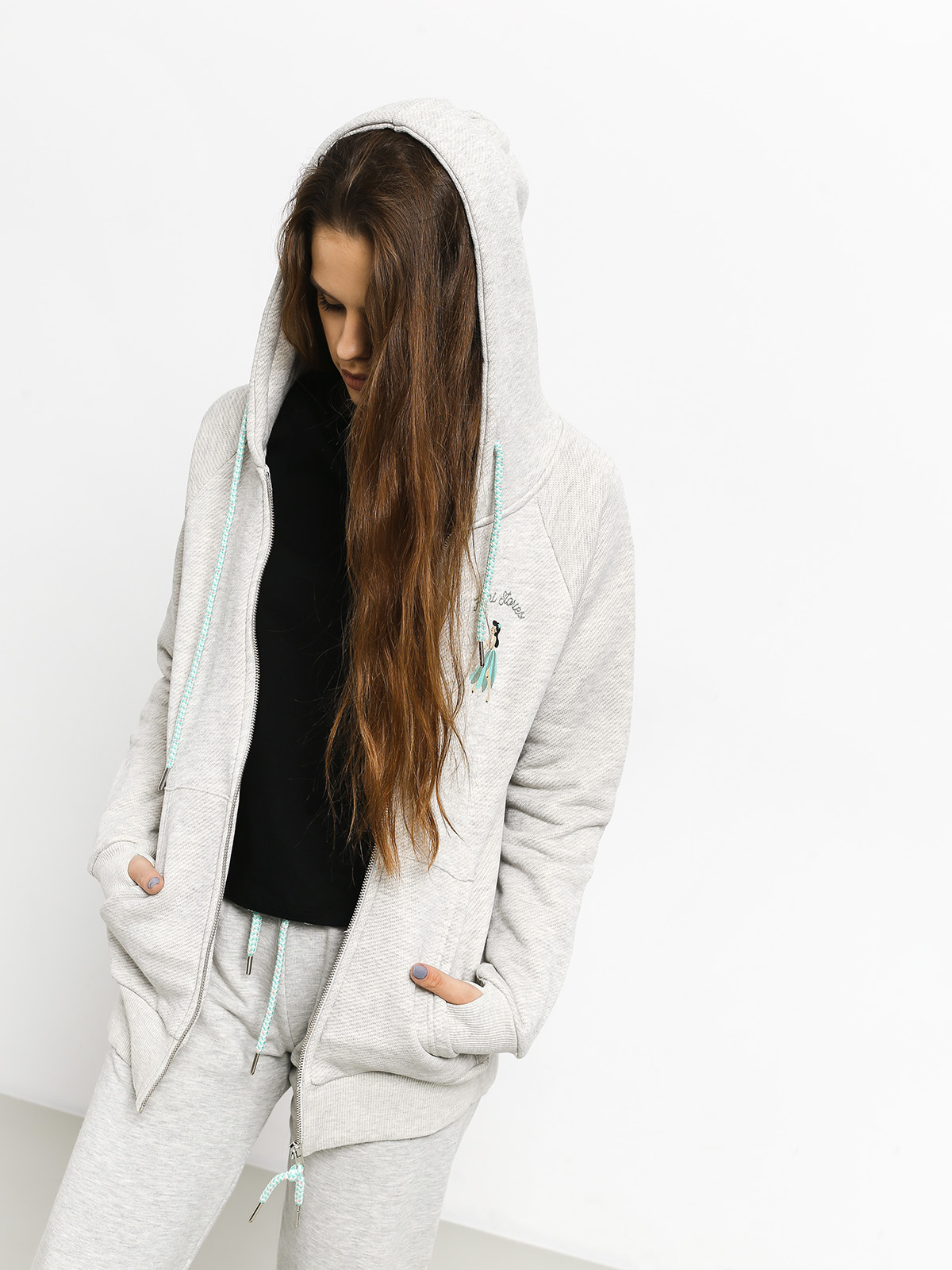 Bluza z kapturem Femi Stories Linda ZHD Wmn (agr)