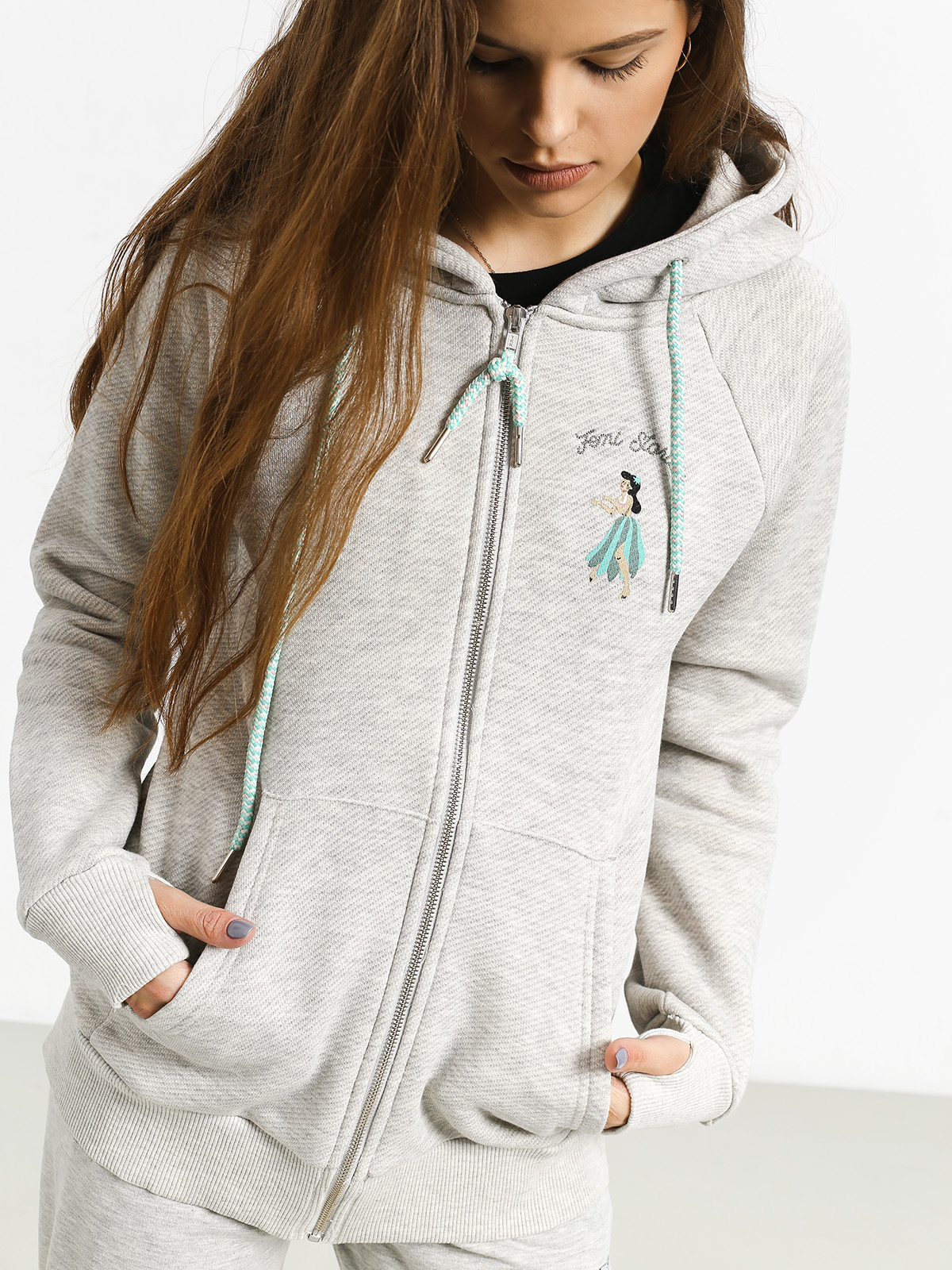 Bluza z kapturem Femi Stories Linda ZHD Wmn (agr)