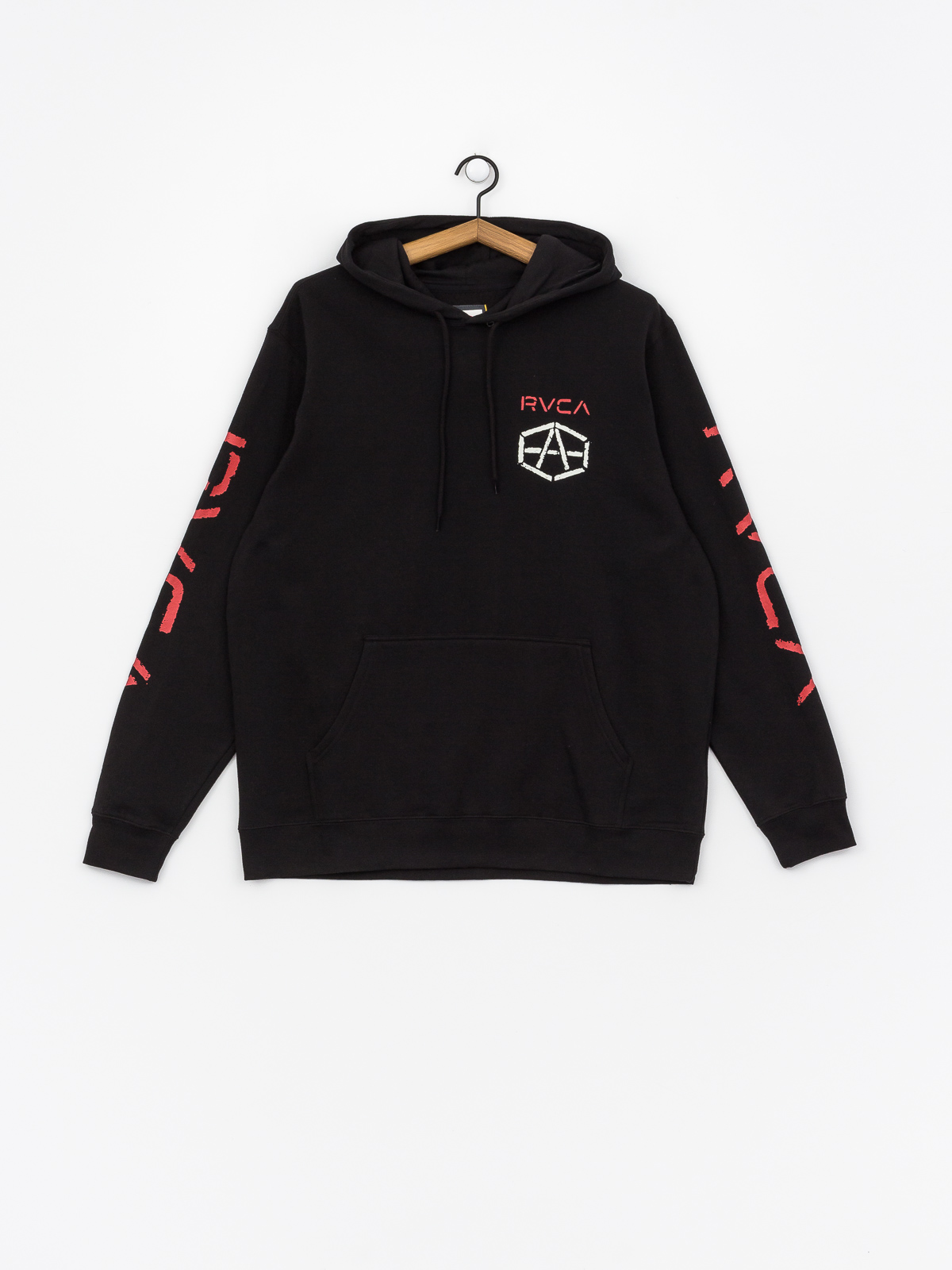 Bluza z kapturem RVCA Reynolds Stencile HD (black)