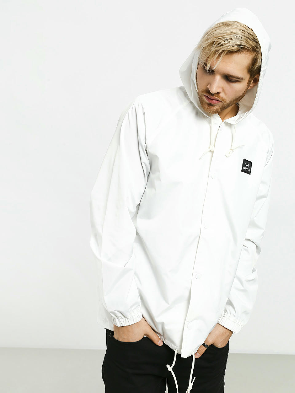 Kurtka RVCA Va Hood Coach Jacket (antique white)