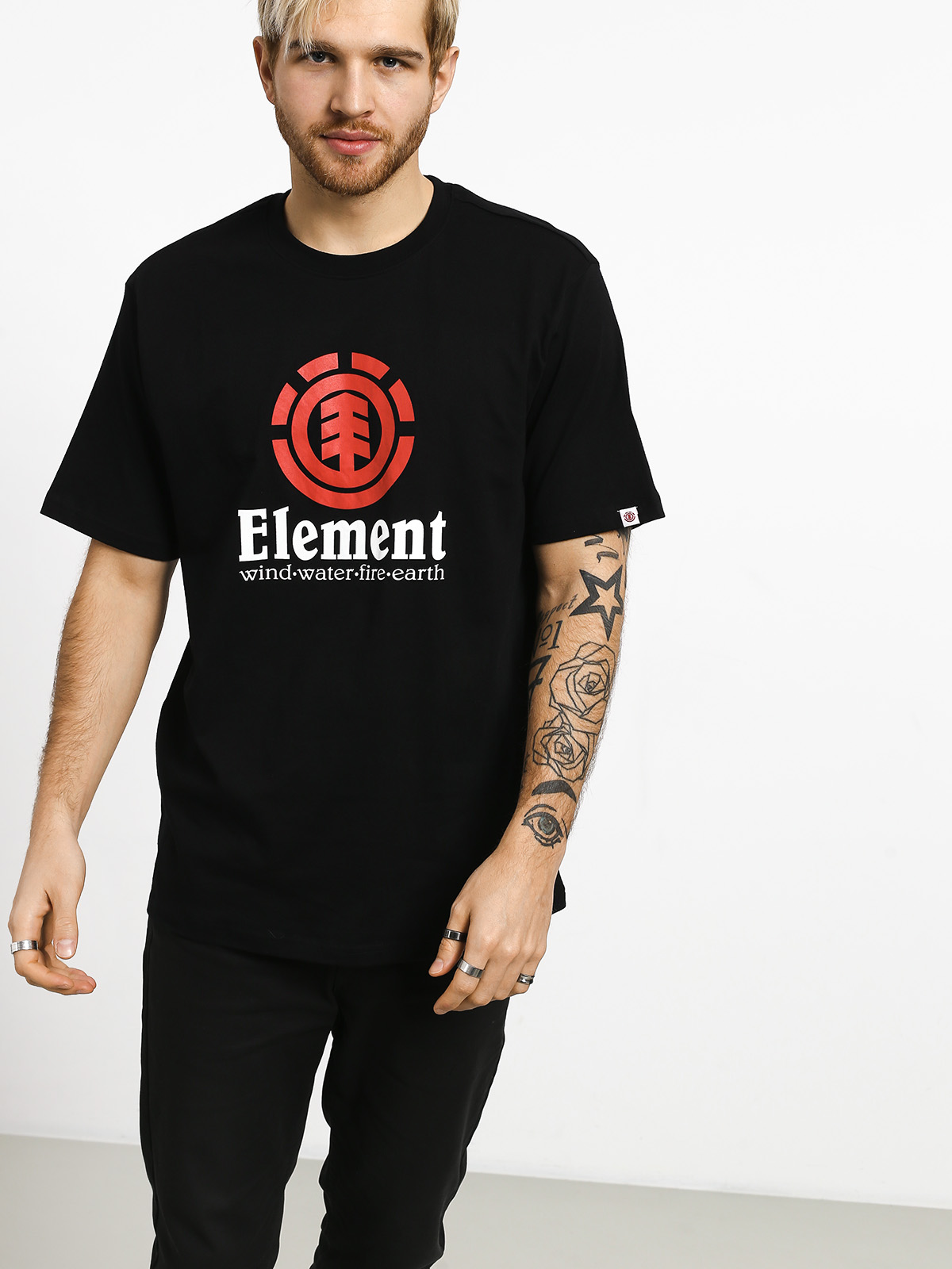 T-shirt Element Vertical (flint black)
