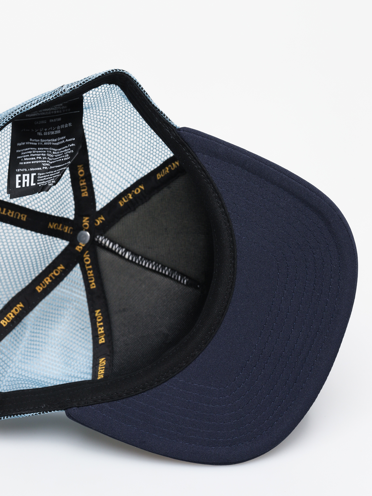 Czapka z daszkiem Burton I-80 Snpbk Trkr ZD (stone blue)