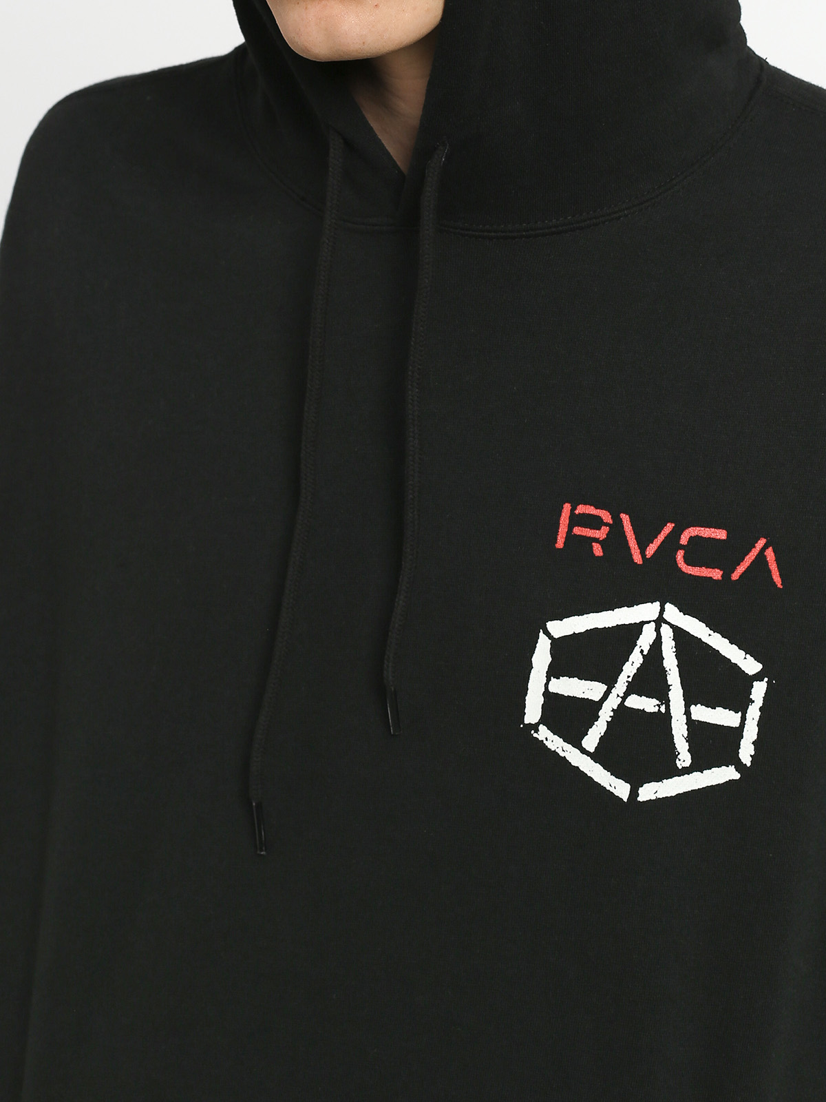 Bluza z kapturem RVCA Reynolds Stencile HD (black)
