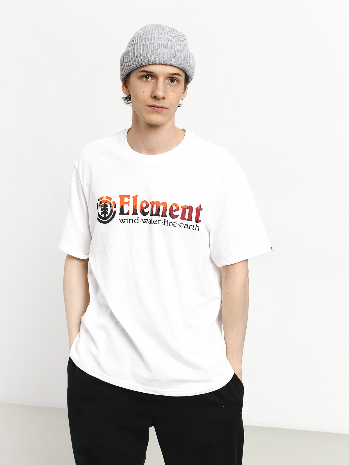 T-shirt Element Glimpse Horizontal (optic white)