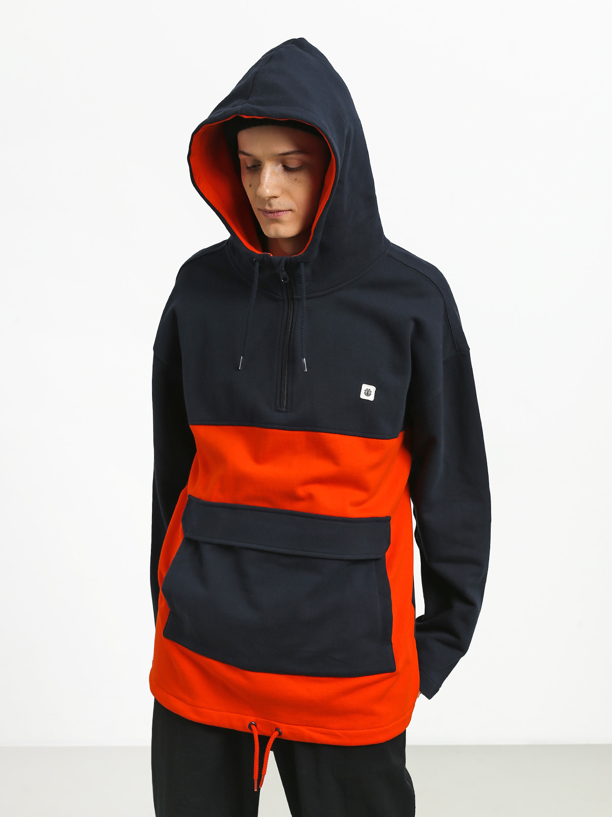 Bluza z kapturem Element Trillin 1/4 ZHD (eclipse navy)