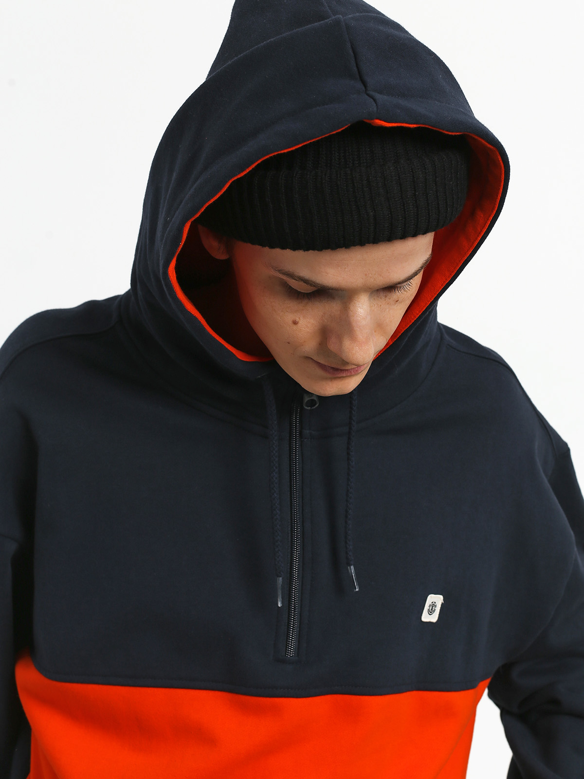 Bluza z kapturem Element Trillin 1/4 ZHD (eclipse navy)