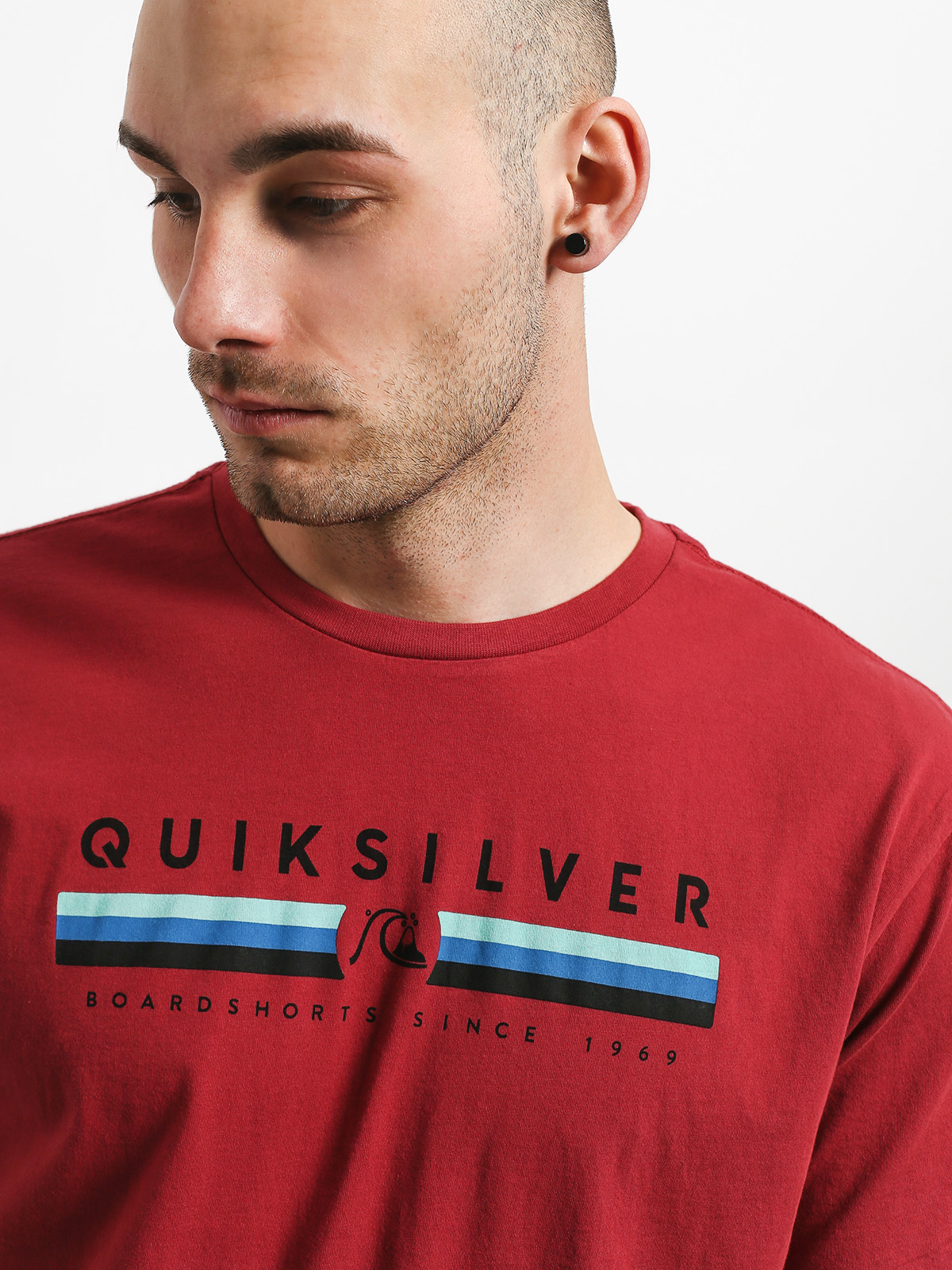 T-shirt Quiksilver Get Bizzy (brick red)