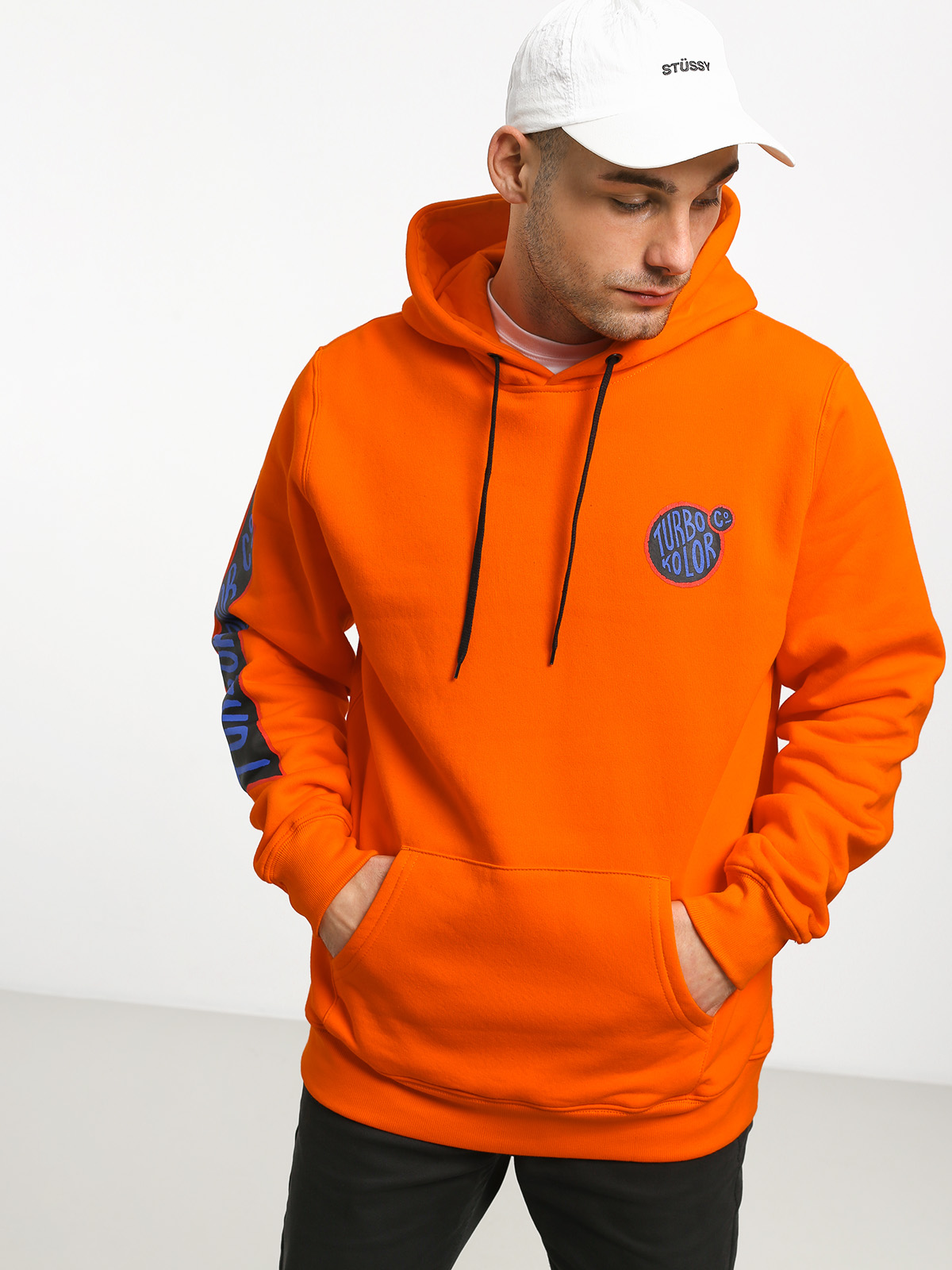 Bluza z kapturem Turbokolor Banks HD (ogange)