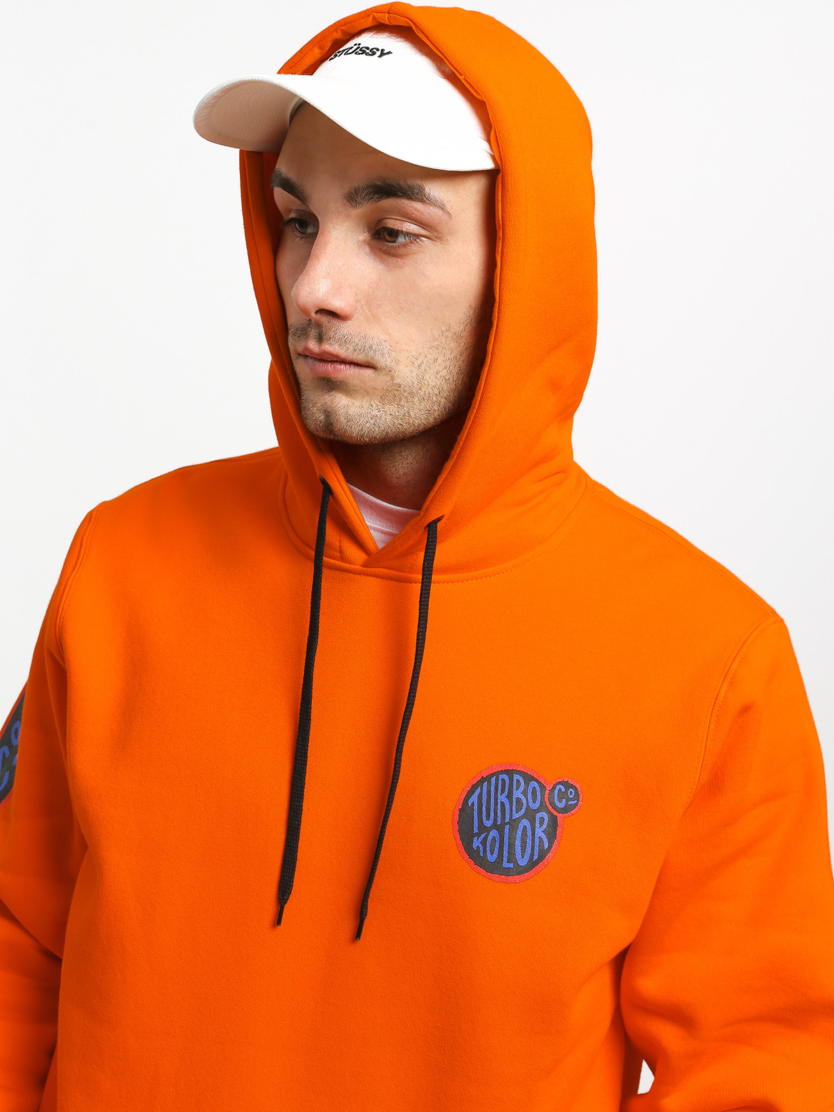 Bluza z kapturem Turbokolor Banks HD (ogange)