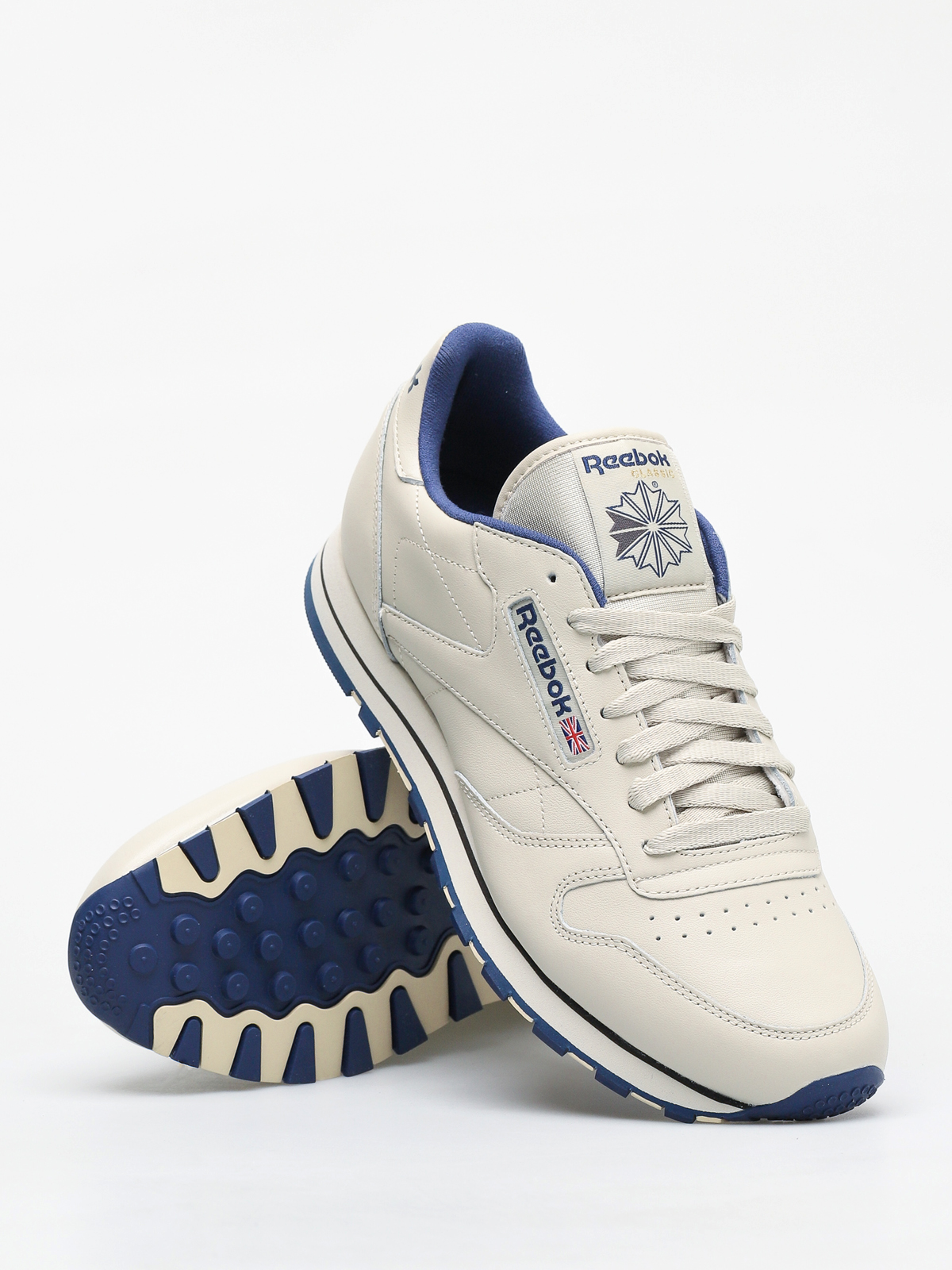 Buty Reebok Cl Lthr (ecru/navy)