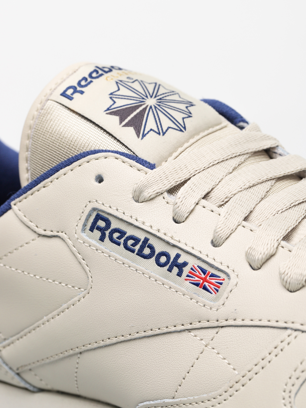 Buty Reebok Cl Lthr (ecru/navy)