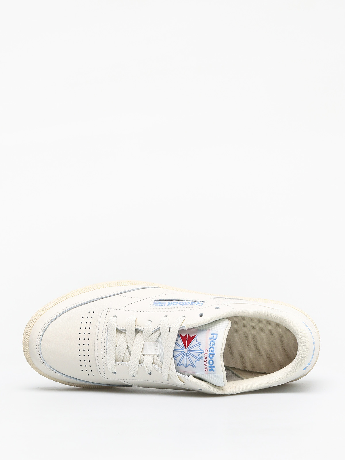 Buty Reebok Club C 85 Wmn (vintage chalk/paper wht/athletic blue/exc red)