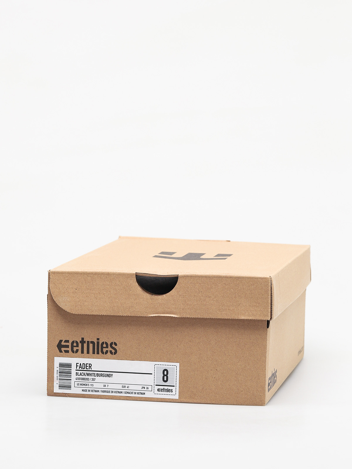 Buty Etnies Fader (black/white/burgundy)