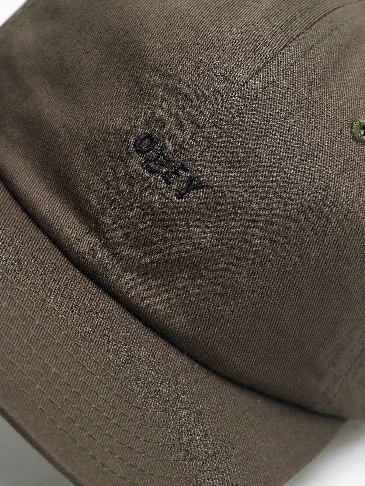 Czapka z daszkiem OBEY Cutty 6 Panel Snapback ZD (army)