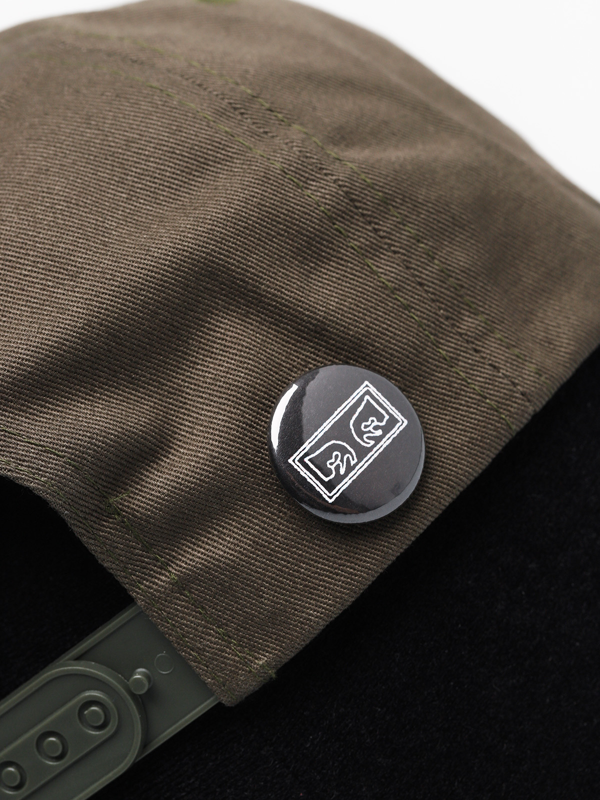 Czapka z daszkiem OBEY Cutty 6 Panel Snapback ZD (army)