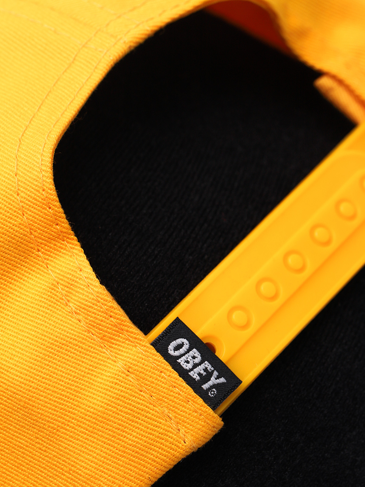 Czapka z daszkiem OBEY Vanish 6 Panel Snapback ZD (energy yellow)