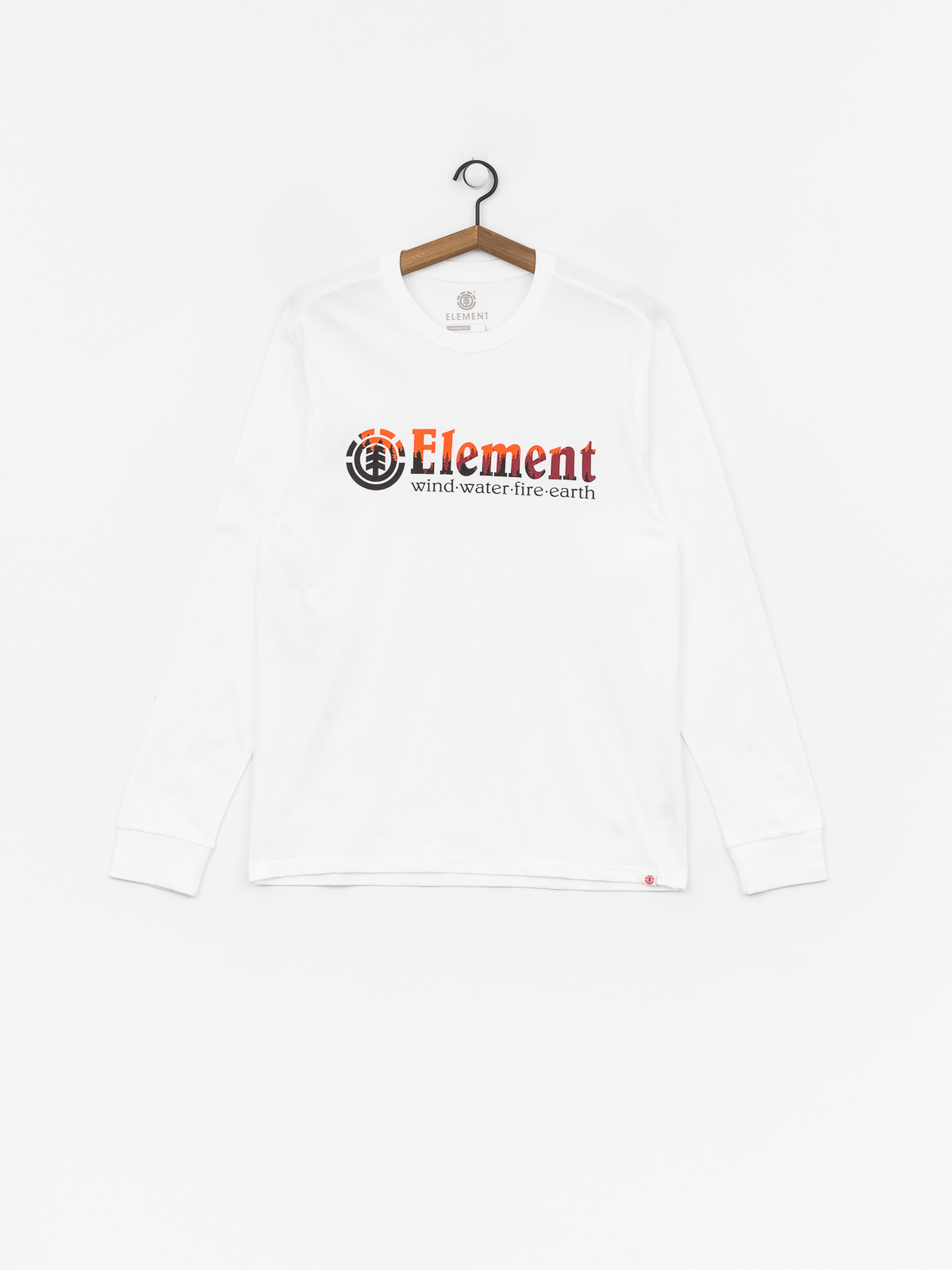 Longsleeve Element Glimpse Horizontal (optic white)
