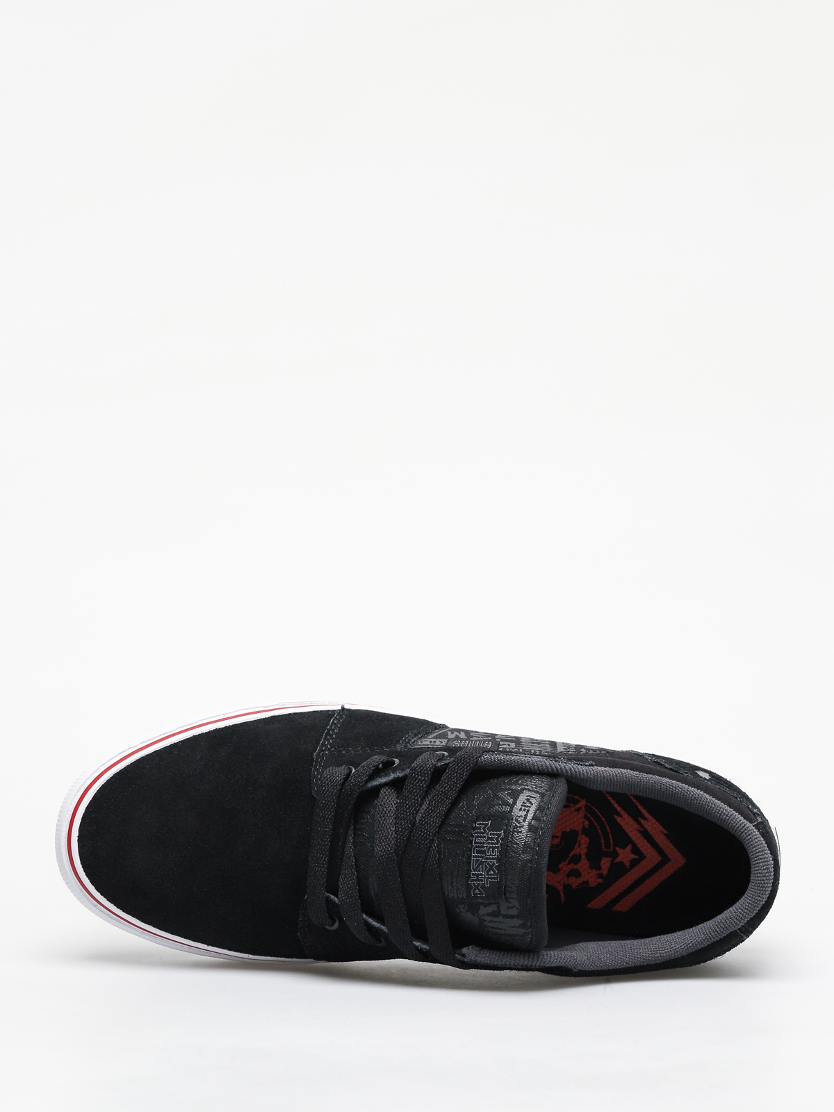 Buty Etnies Metal Mulisha Barge Ls (black/charcoal/red)