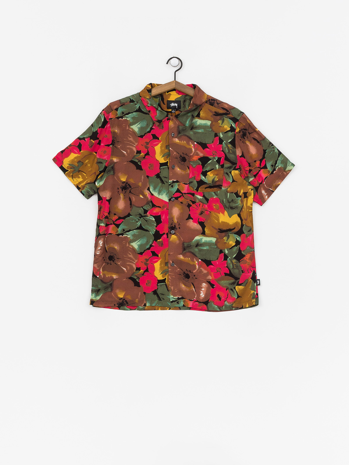 Koszula Stussy Watercolor Flower (black)