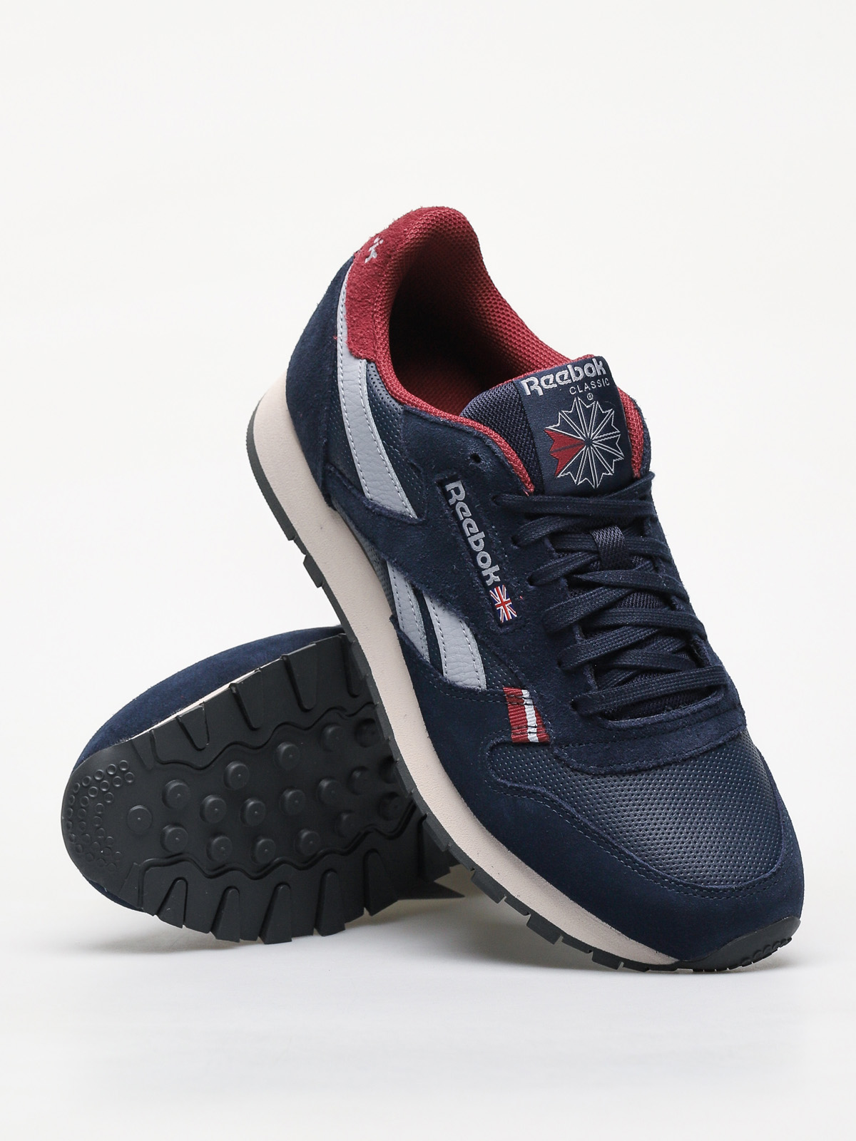 Buty Reebok Cl Leather Mu (navy/red/stucco/grey)