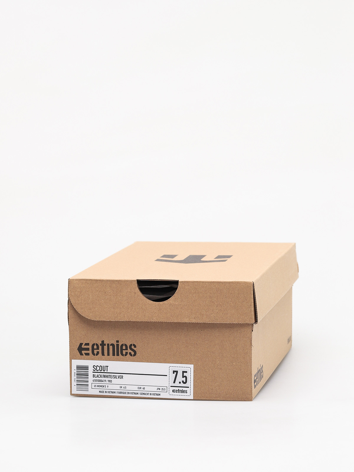 Buty Etnies Scout (black/white/silver)