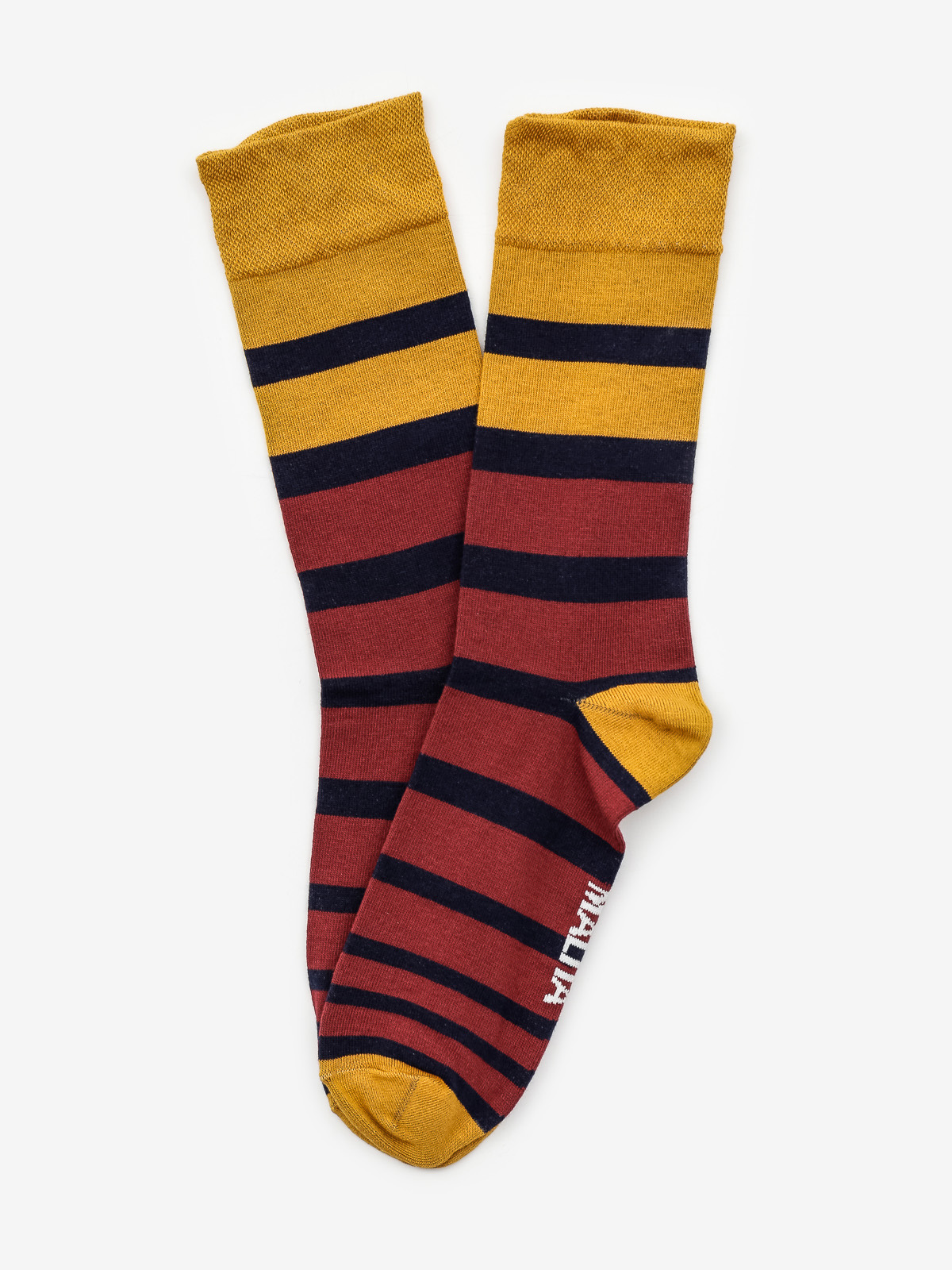 Skarpetki Malita Stripes Lt (navy/maroon)