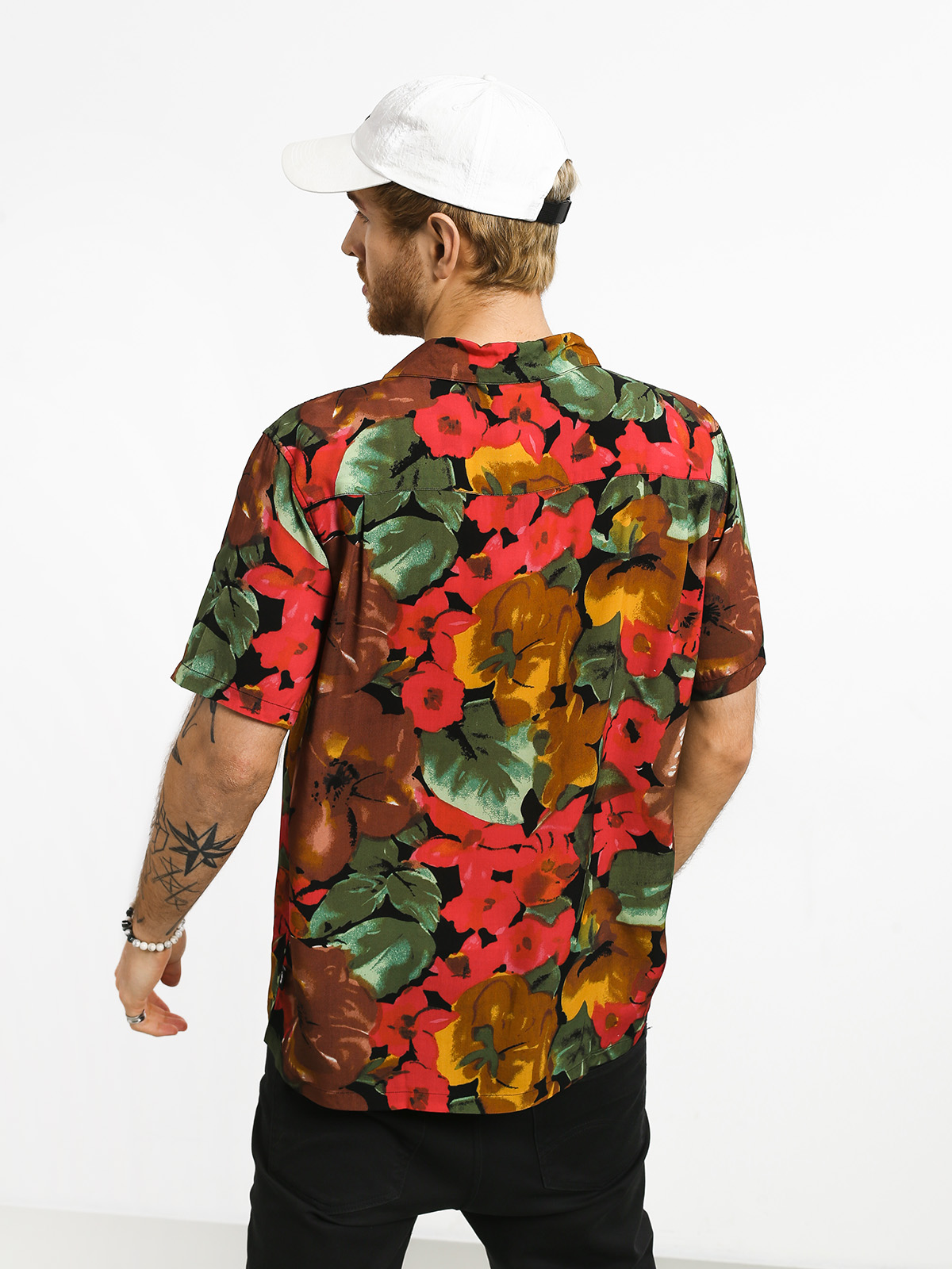 Koszula Stussy Watercolor Flower (black)