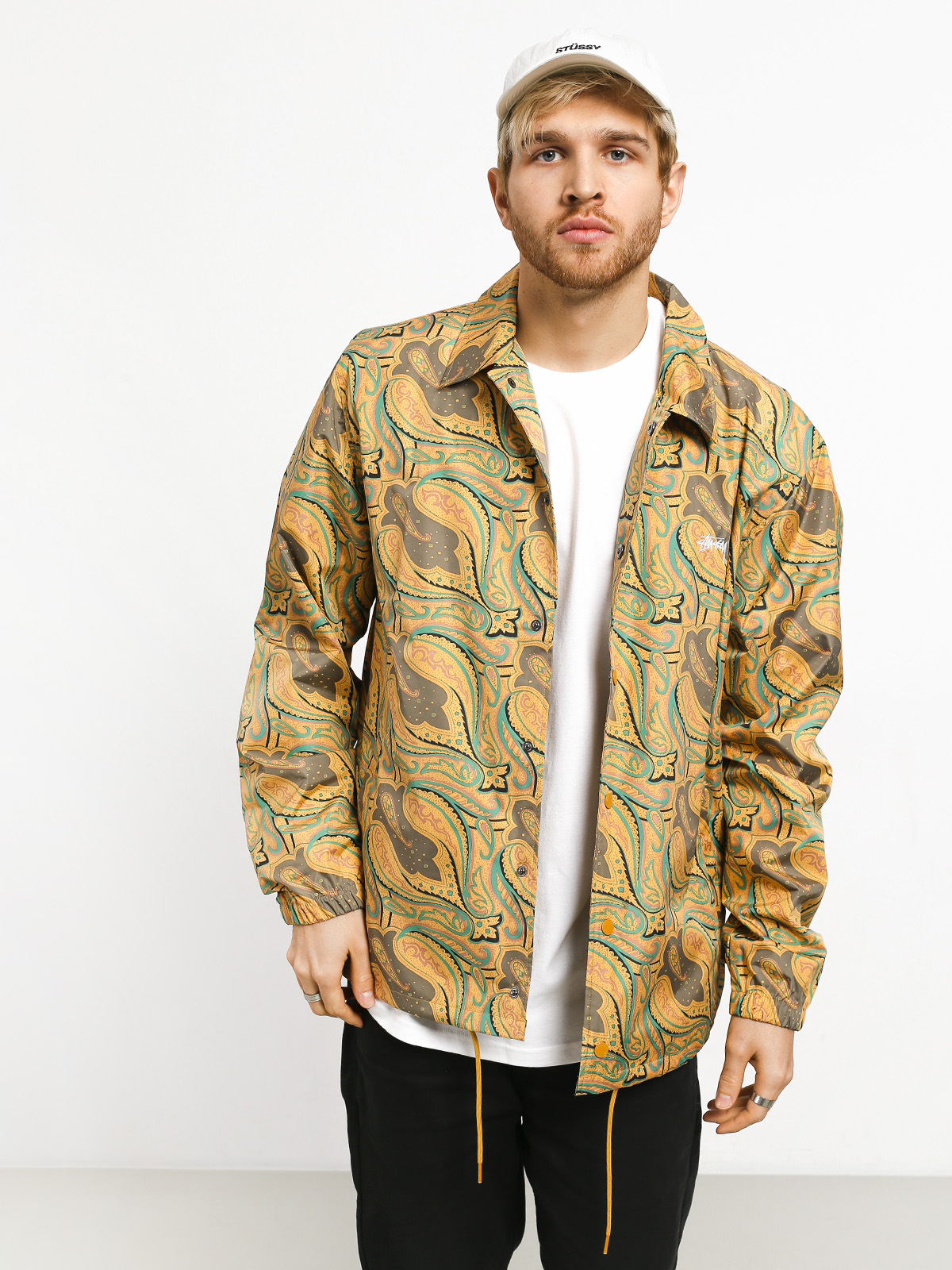 Kurtka Stussy Paisley Coach (gold)