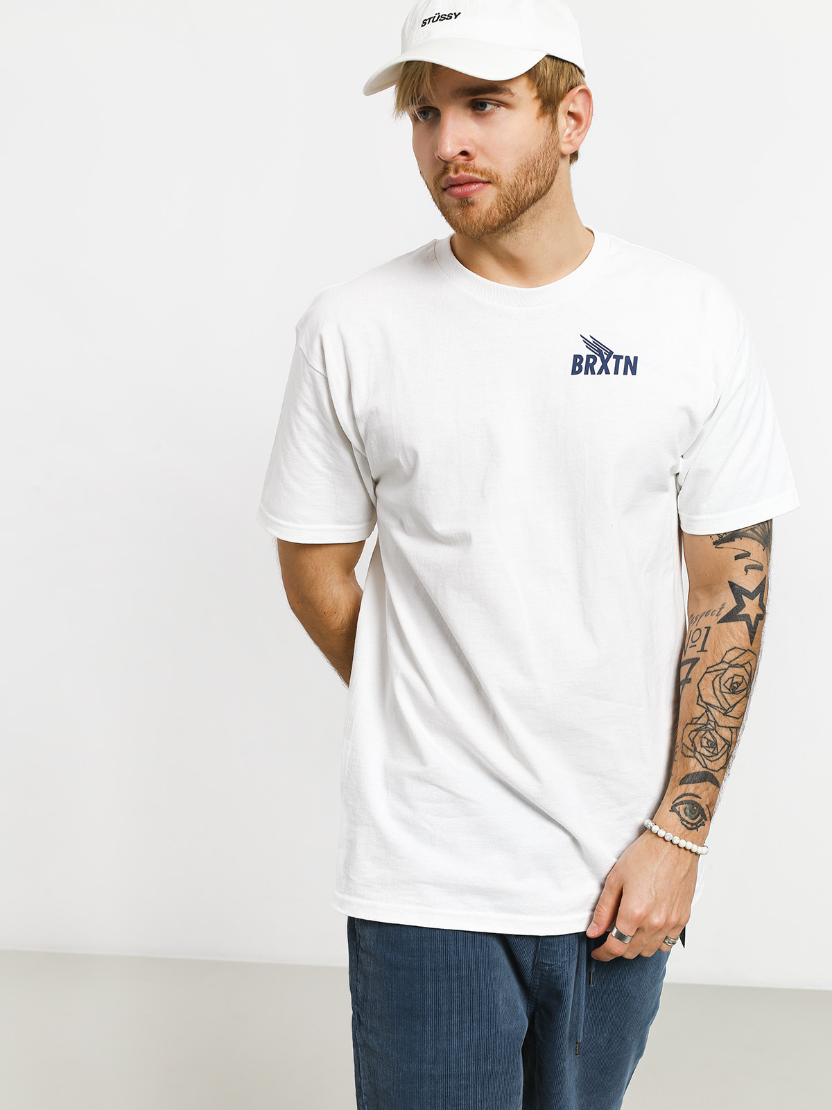 T-shirt Brixton Rogers III Stt (white)