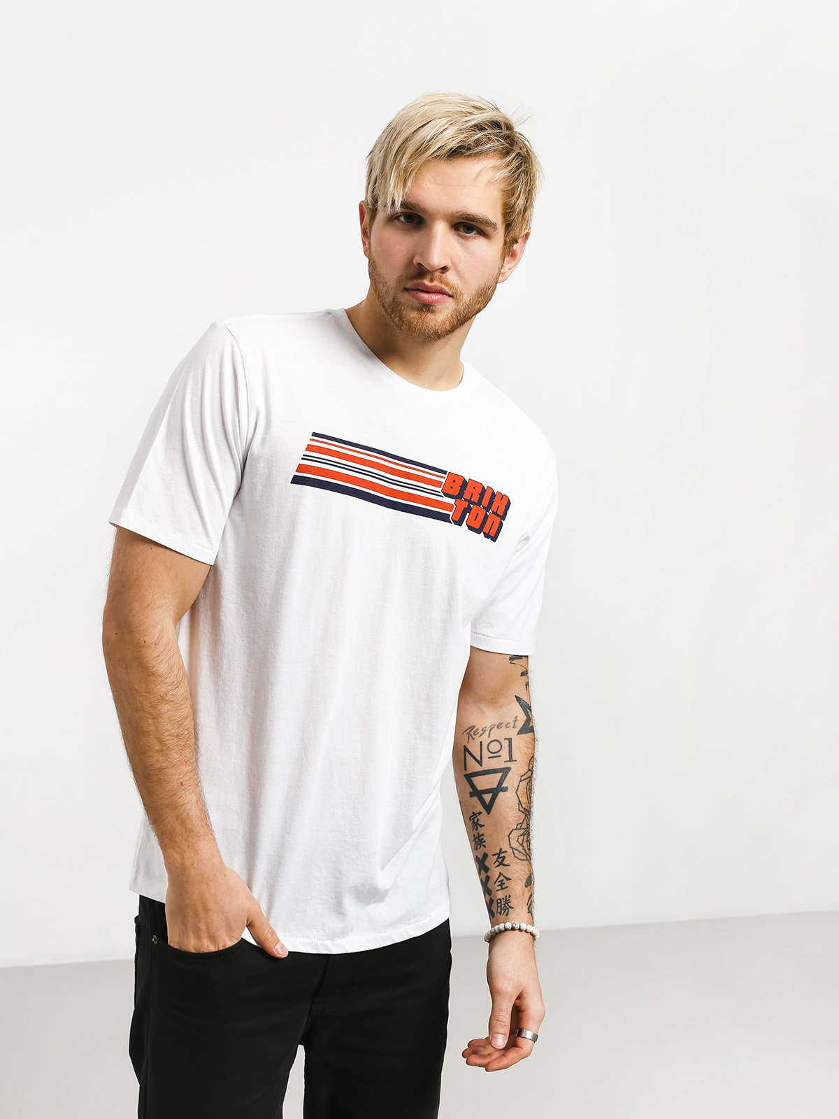 T-shirt Brixton Chiba Prt (white)