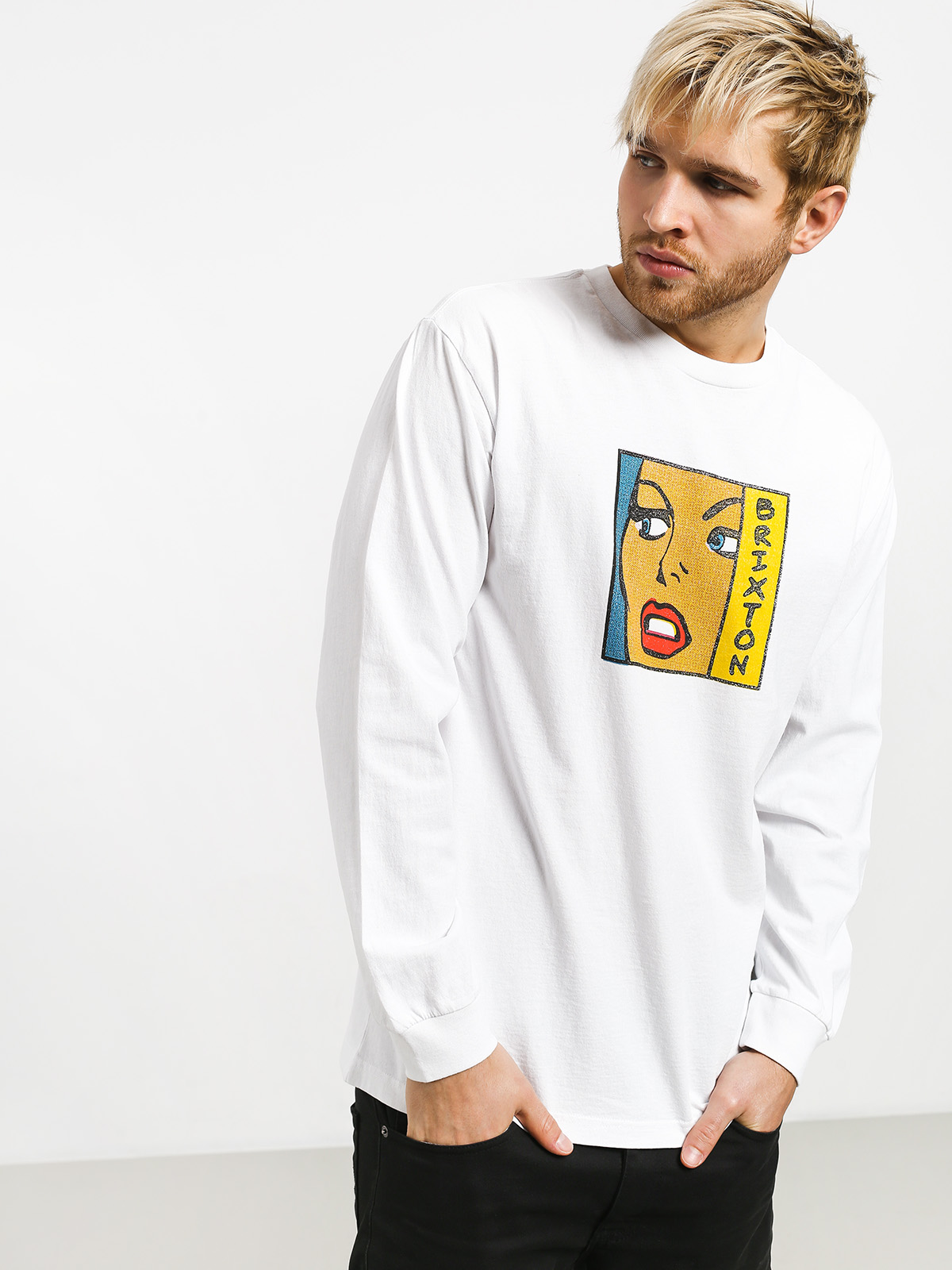 Longsleeve Brixton Damsel Stt (white)