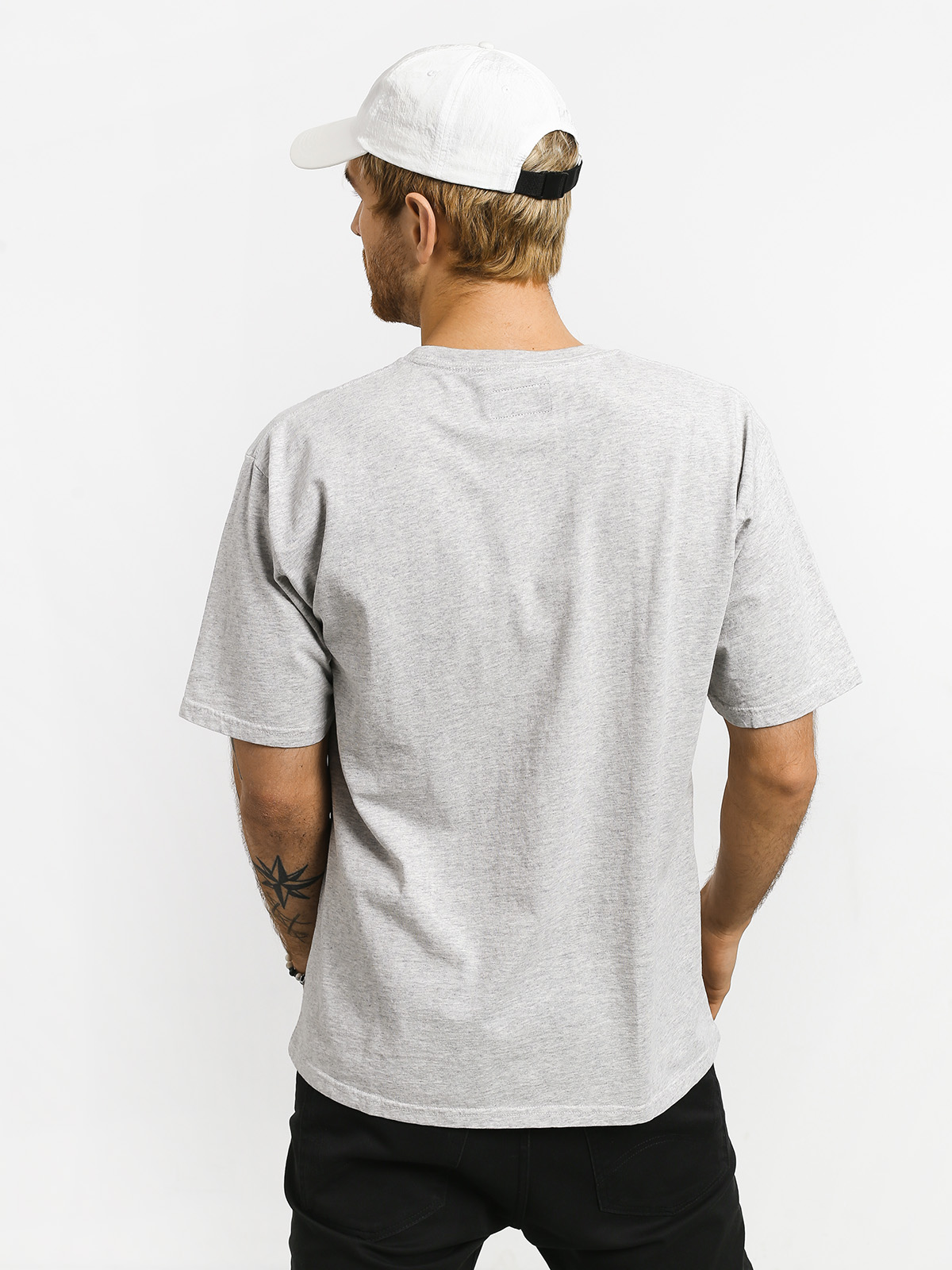 T-shirt Brixton Main Label Pkt (ash)