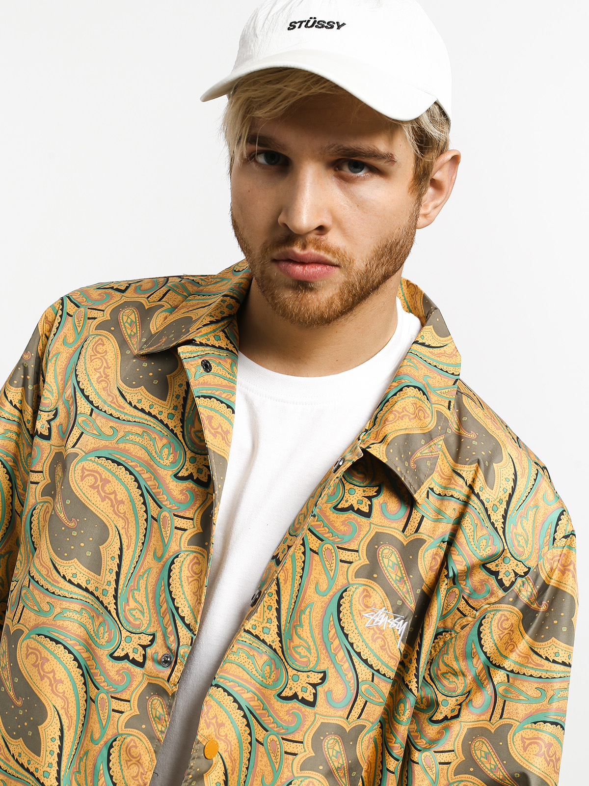 Kurtka Stussy Paisley Coach (gold)