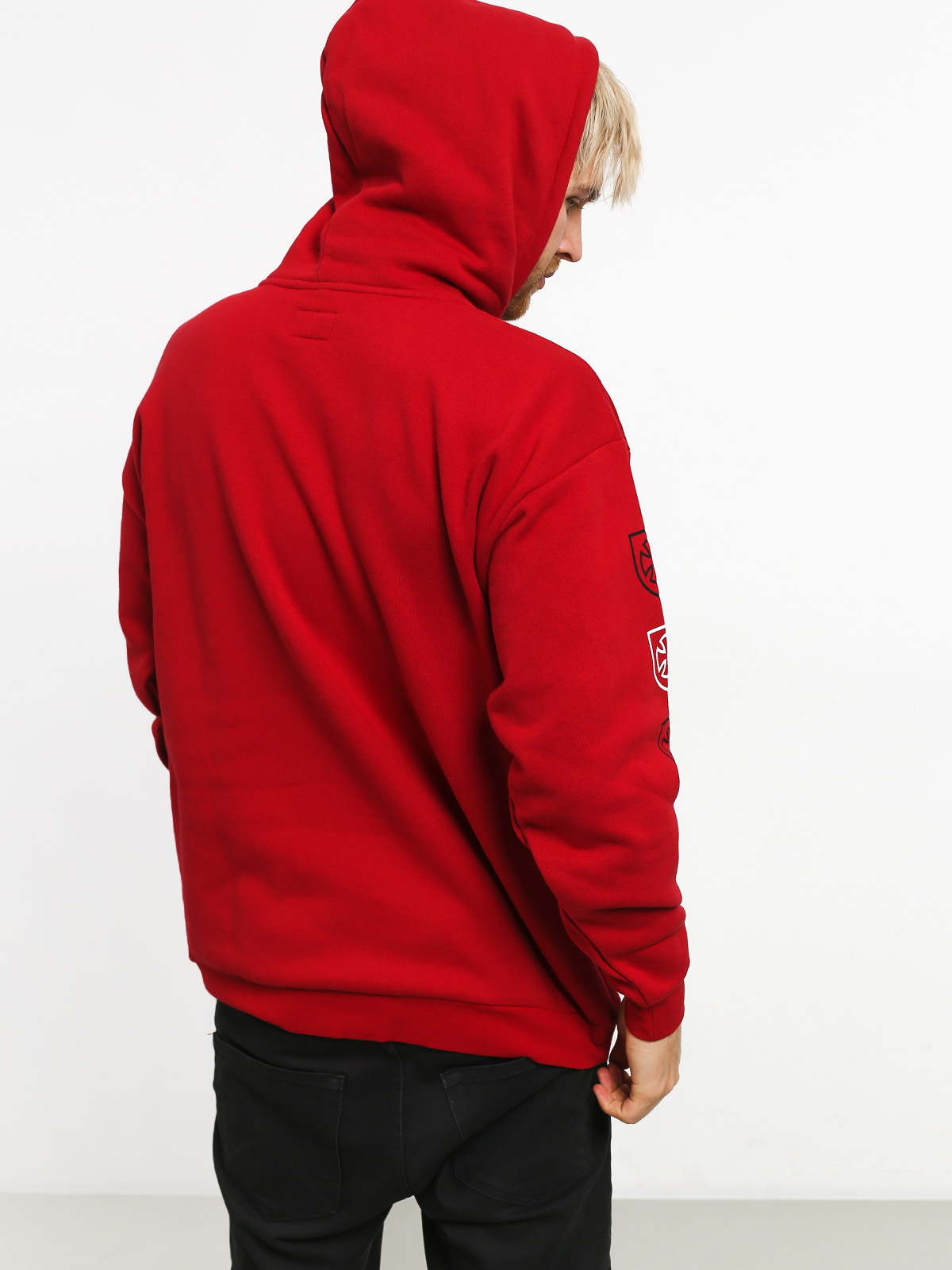 Bluza z kapturem Brixton Shine HD (red)