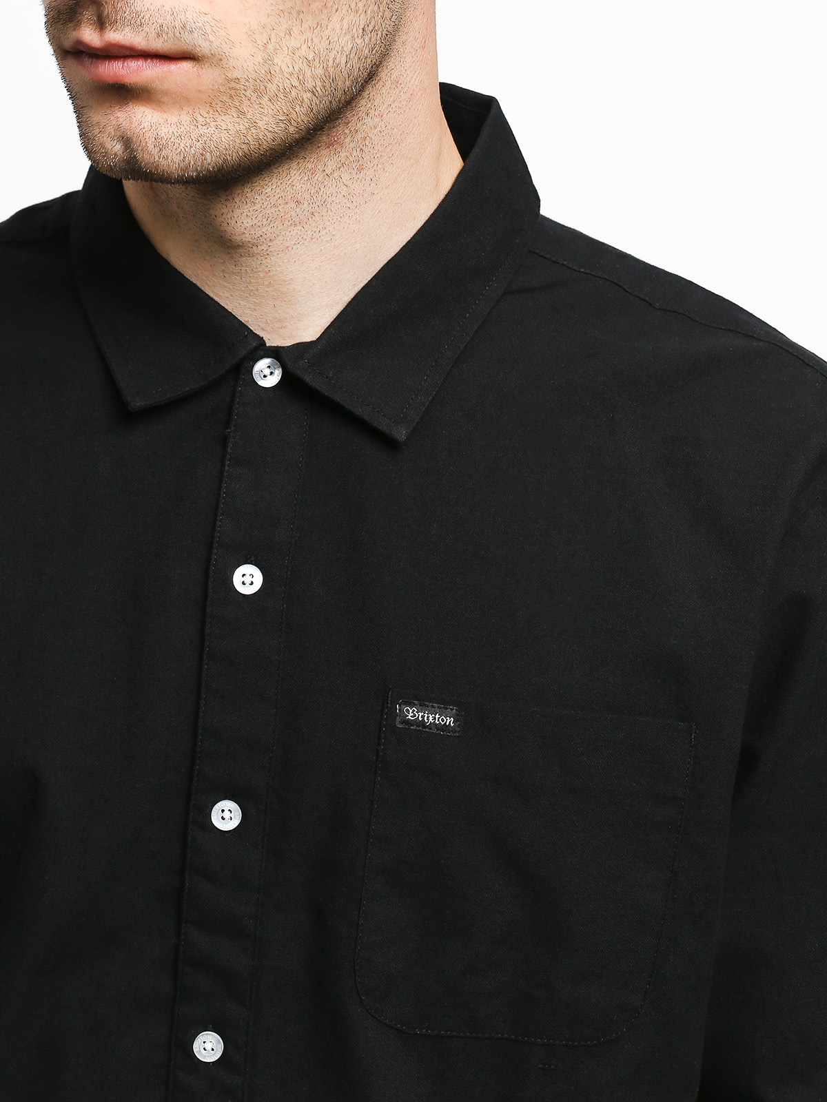 Koszula Brixton Charter Oxford Wvn (black)