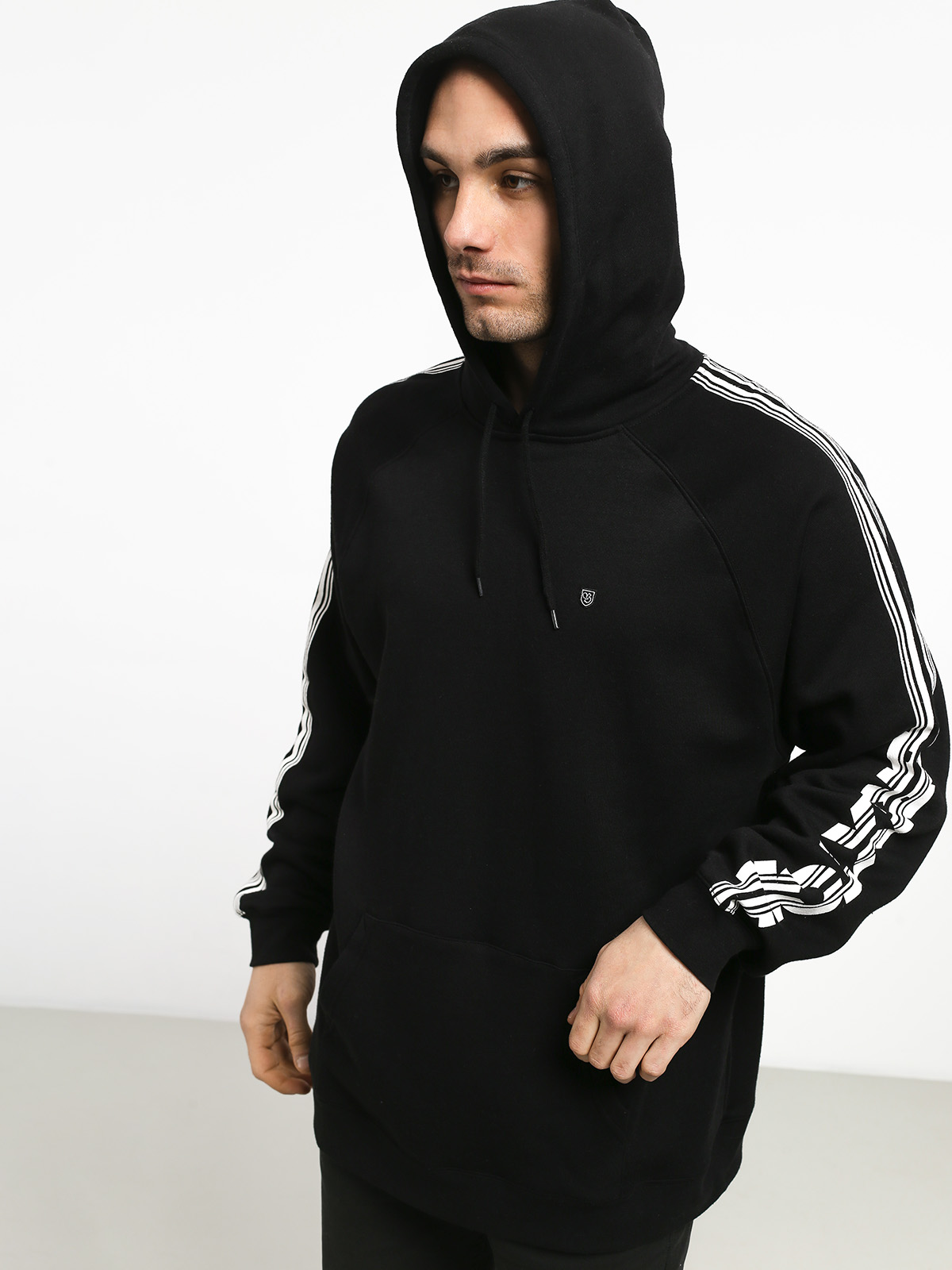 Bluza z kapturem Brixton Marathon HD (black)