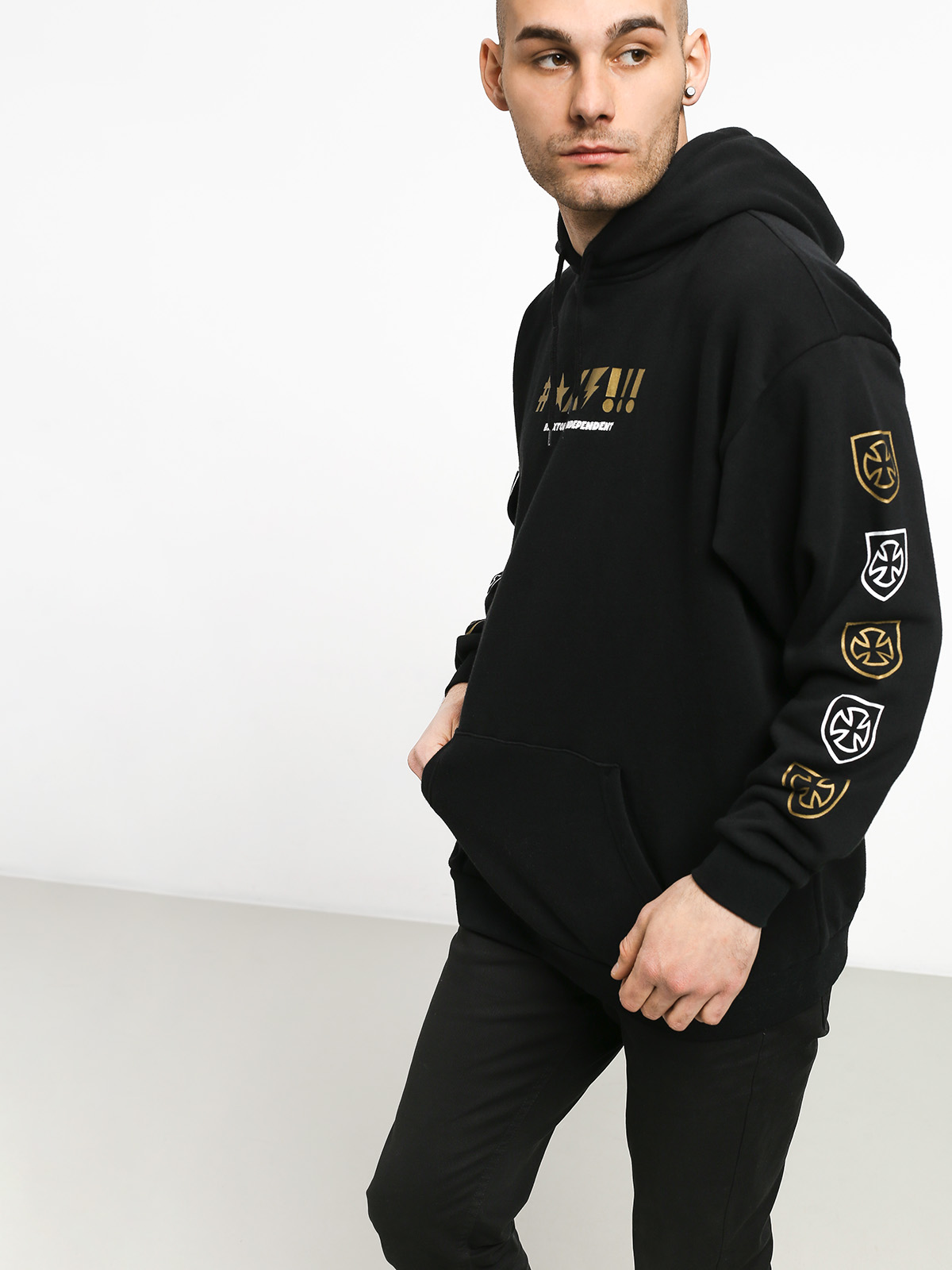 Bluza z kapturem Brixton Shine HD (black)