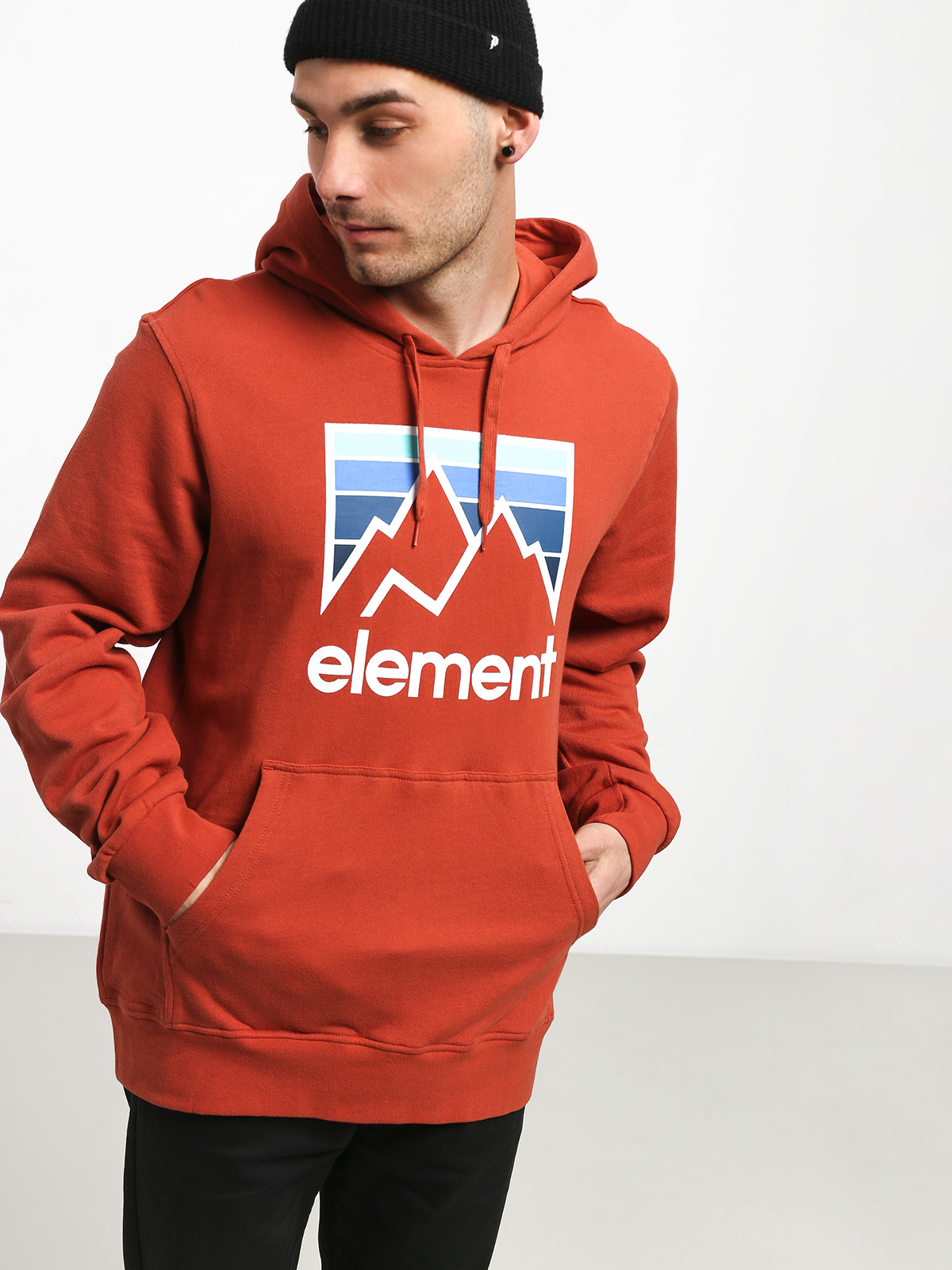 Bluza z kapturem Element Joint HD (etruscan red)