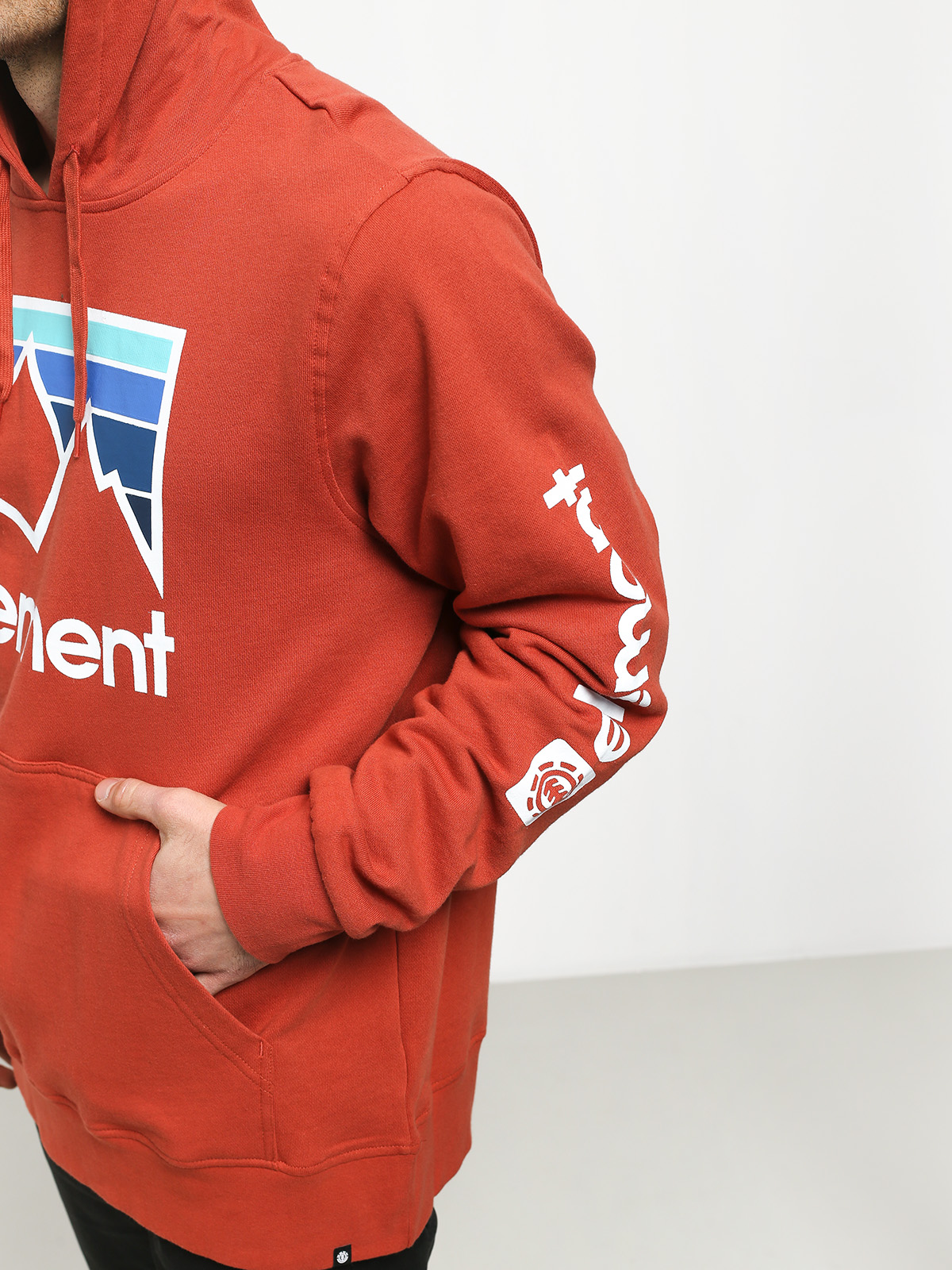 Bluza z kapturem Element Joint HD (etruscan red)