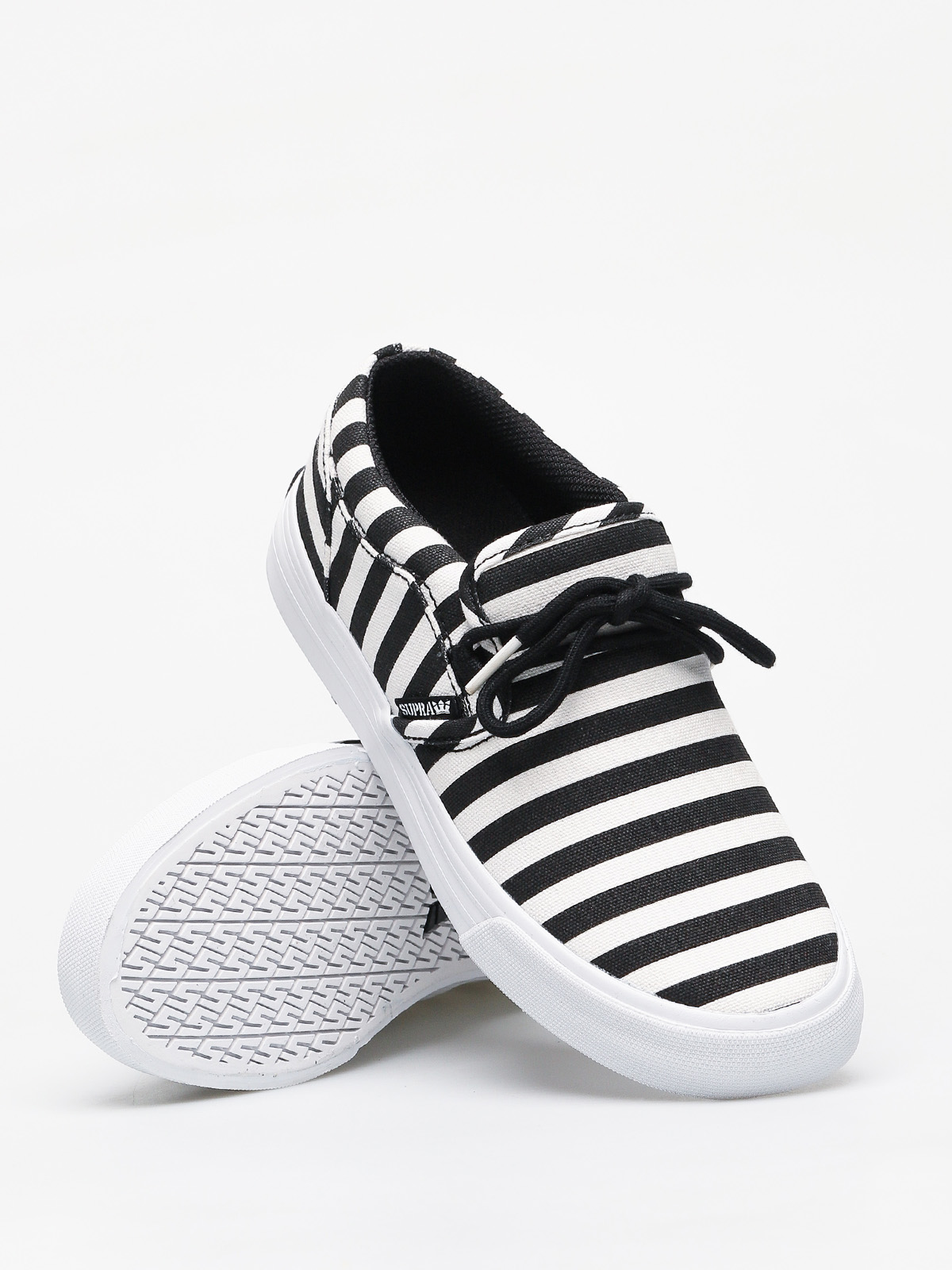 Buty Supra Cuba (black/white stripe)