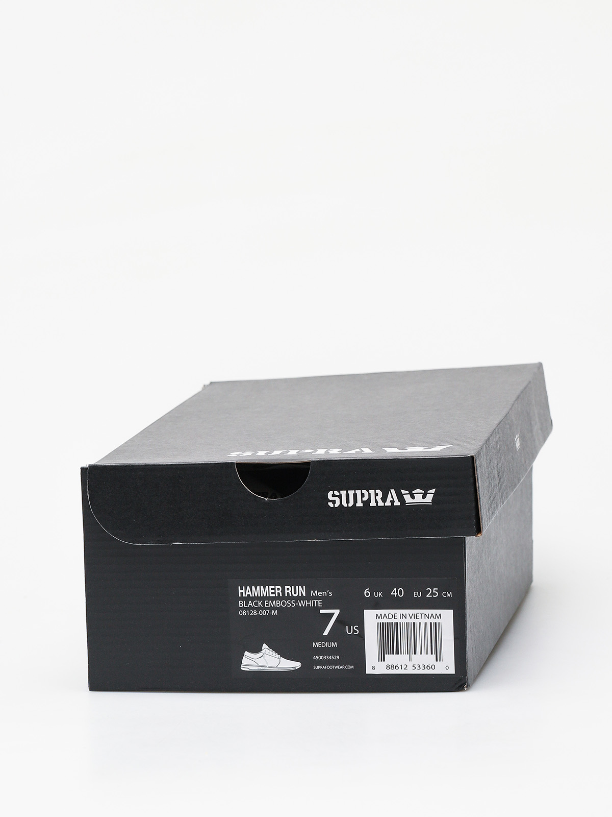 Buty Supra Hammer Run (black emboss white)